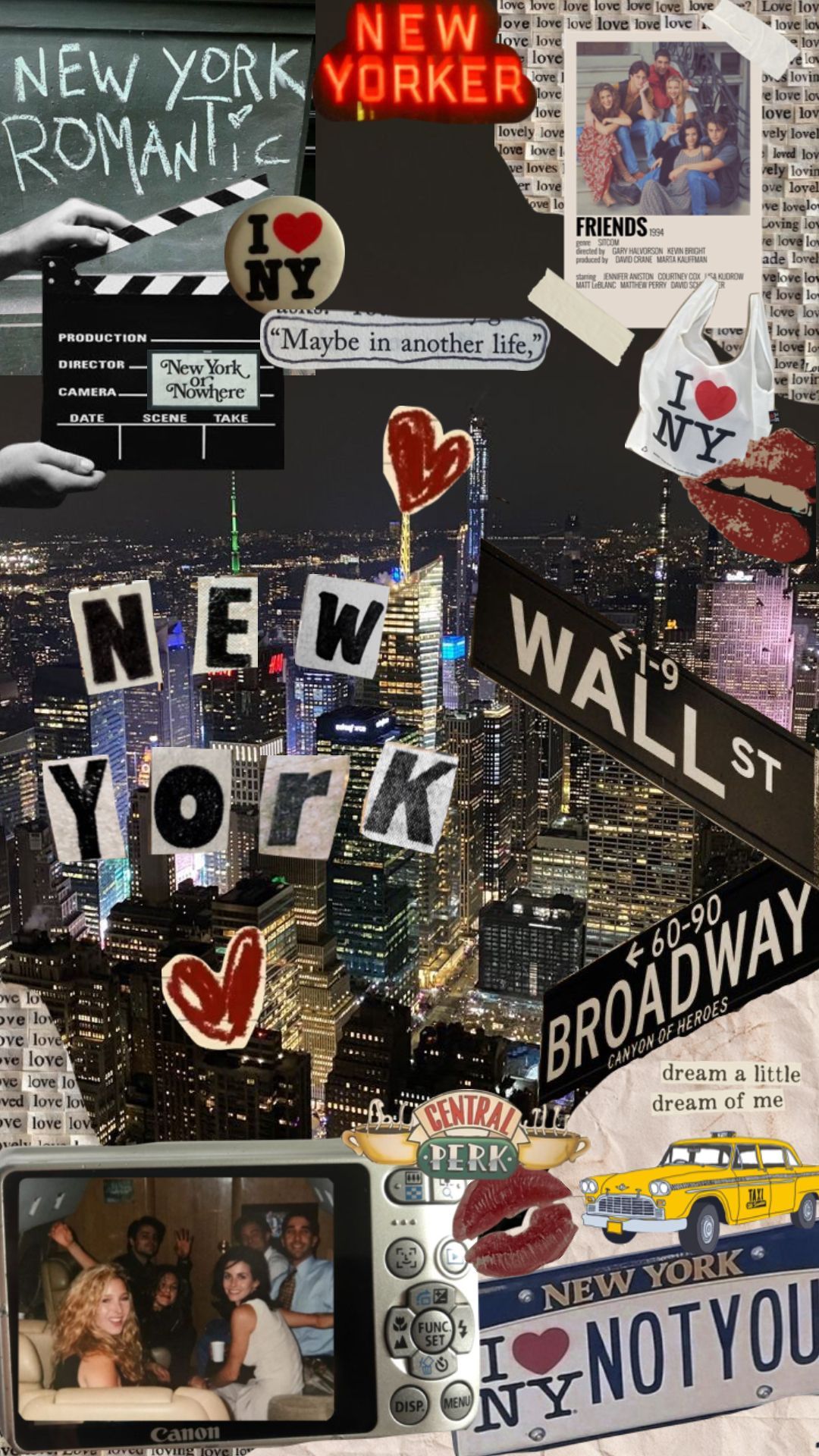 New York wallpaper for your phone - Broadway