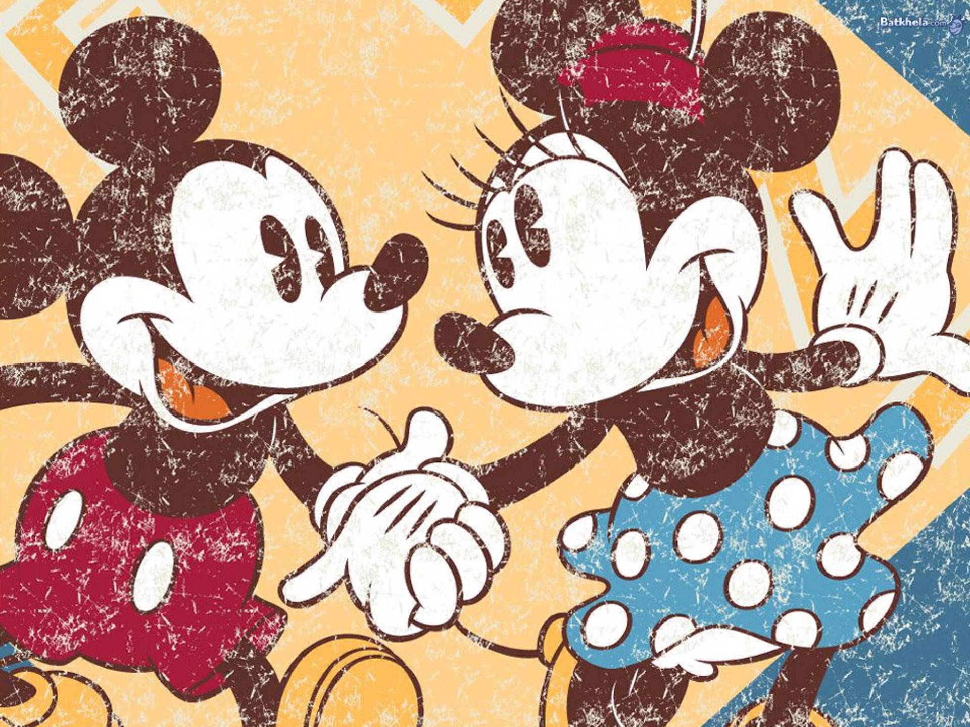 Vintage Mickey Mouse HD Wallpaper