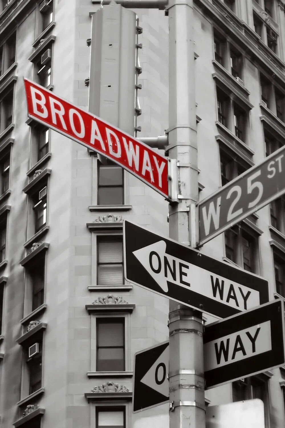 The NY Broadway Guidepost Customized wallpaper free shipping high-grade canvas poster size50x76cm PN 321 - Broadway