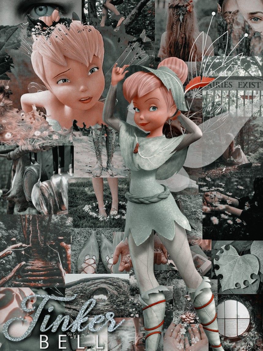 Aesthetic tinker Bell. Disney collage, Cute cartoon wallpaper, Cute disney picture