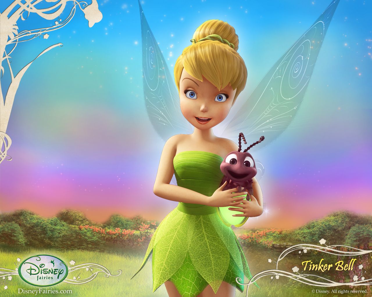 Tinker Bell is a fairy from the Disney animated movie Peter Pan. - Tinkerbell