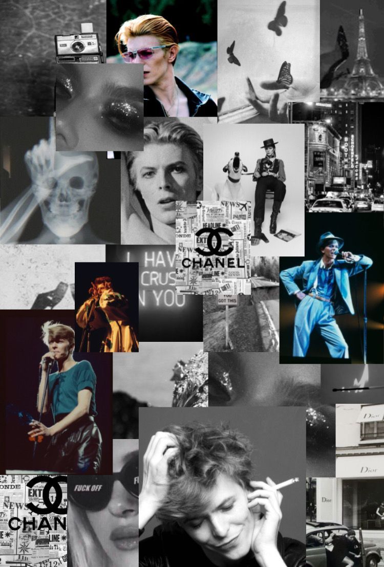 Black and white David Bowie wallpaper. - David Bowie