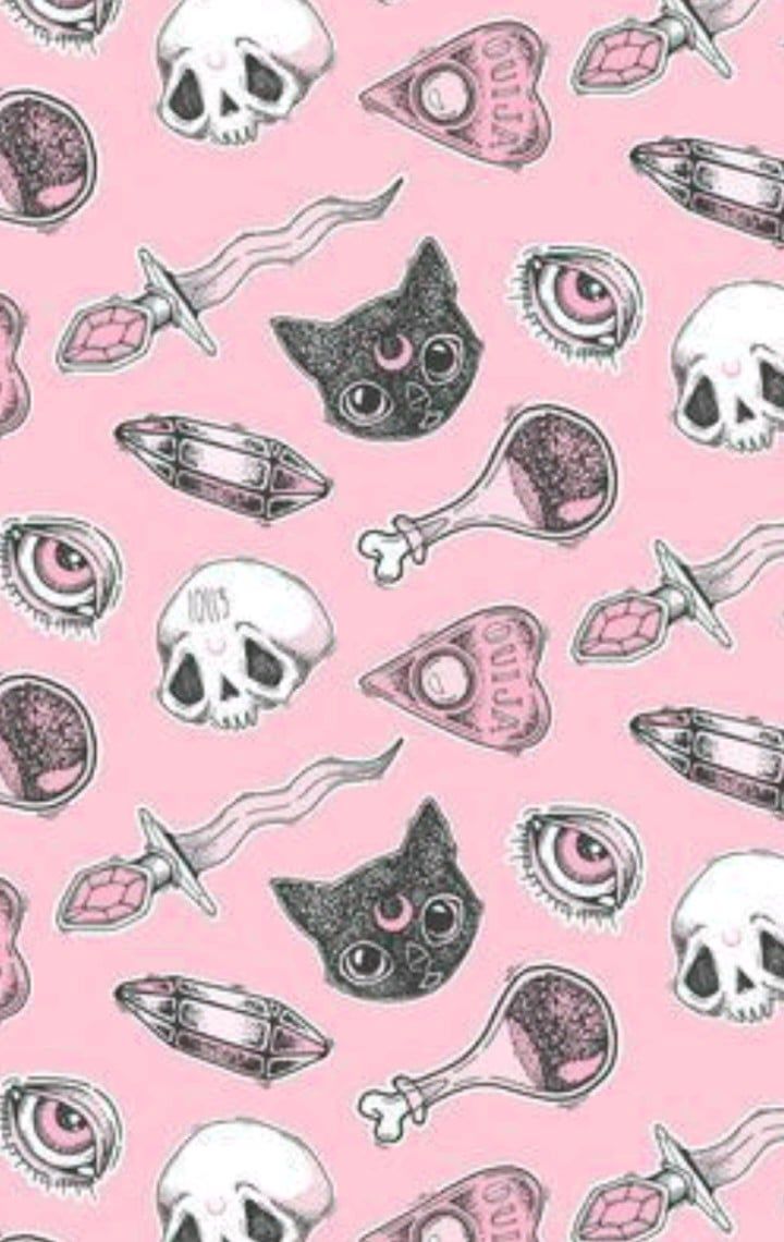 Some super cute witchy vibe background for your phone or computer