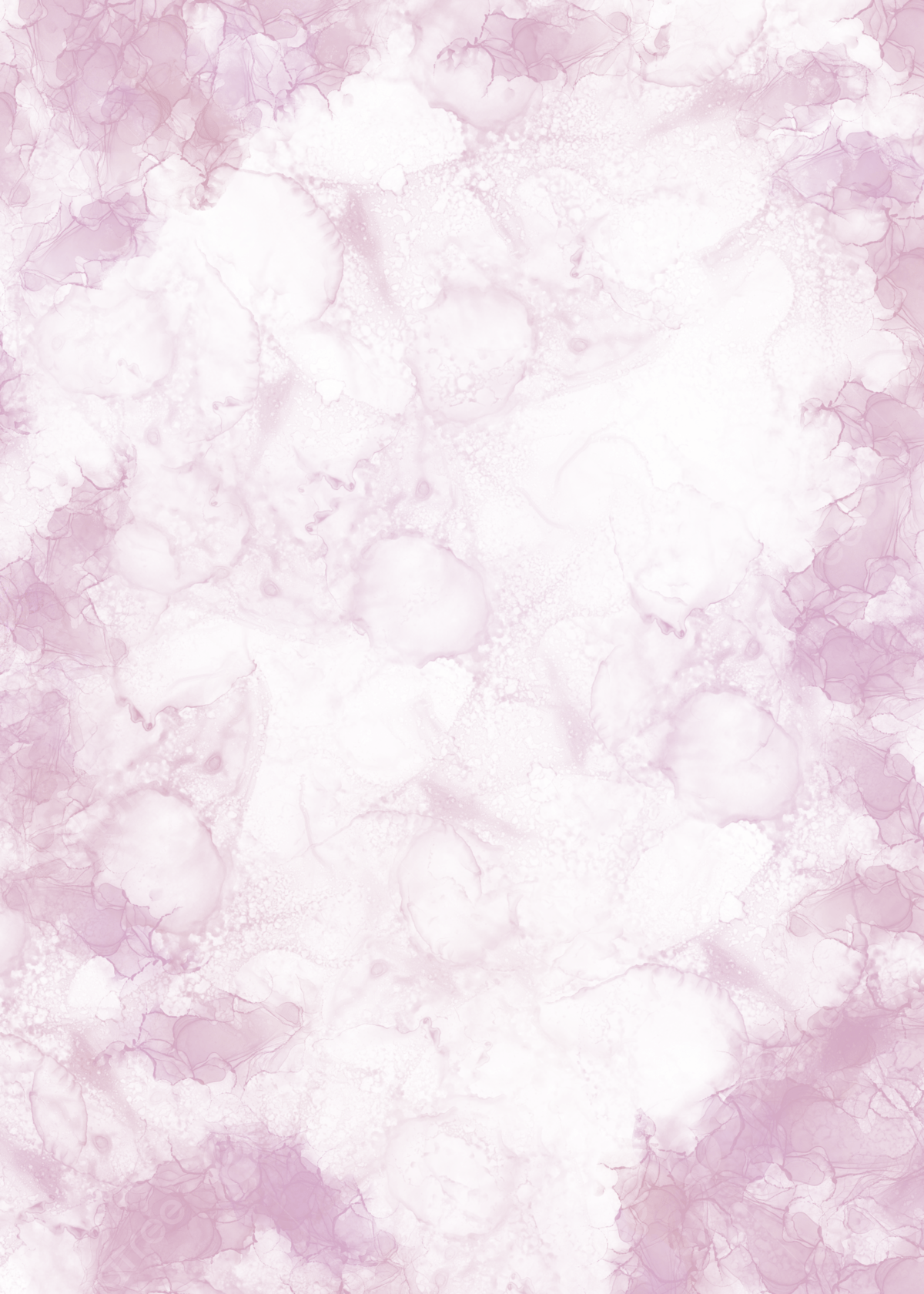 A pink and white watercolor background with a border - Pastel purple