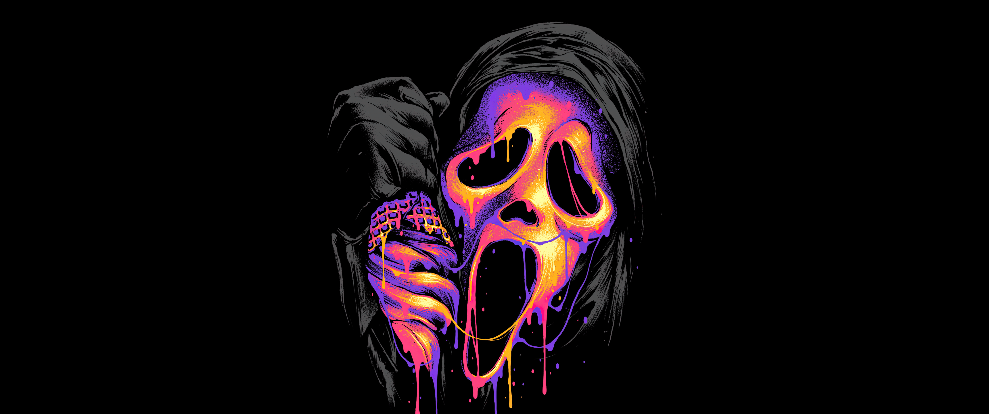 Ghostface Wallpaper 4K, AMOLED, 5K, 8K, Scream, Spooky