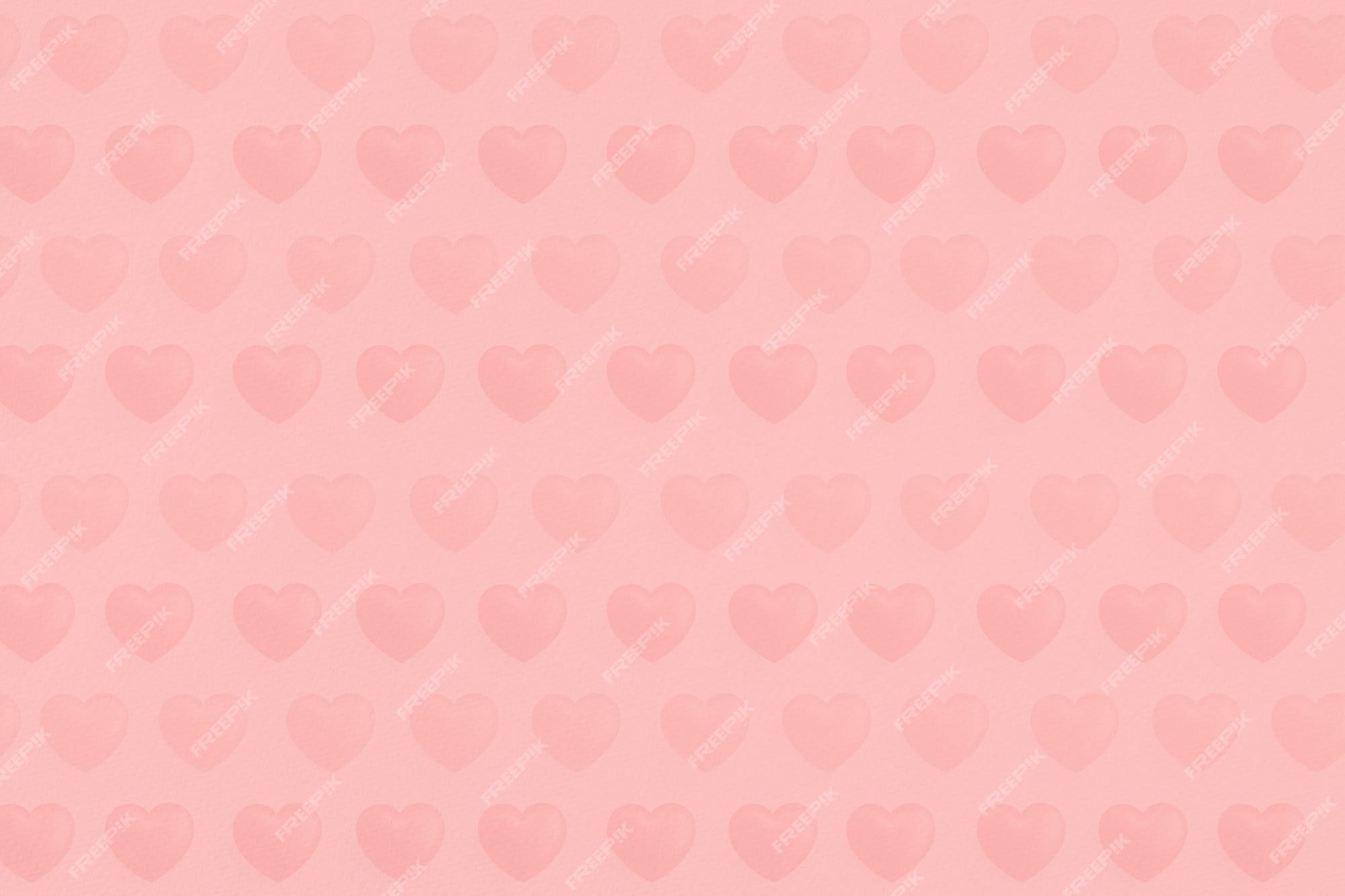 Premium Photo. Heart love romantic valentine wallpaper, sweet pink wrapping paper texture, pink gradient background