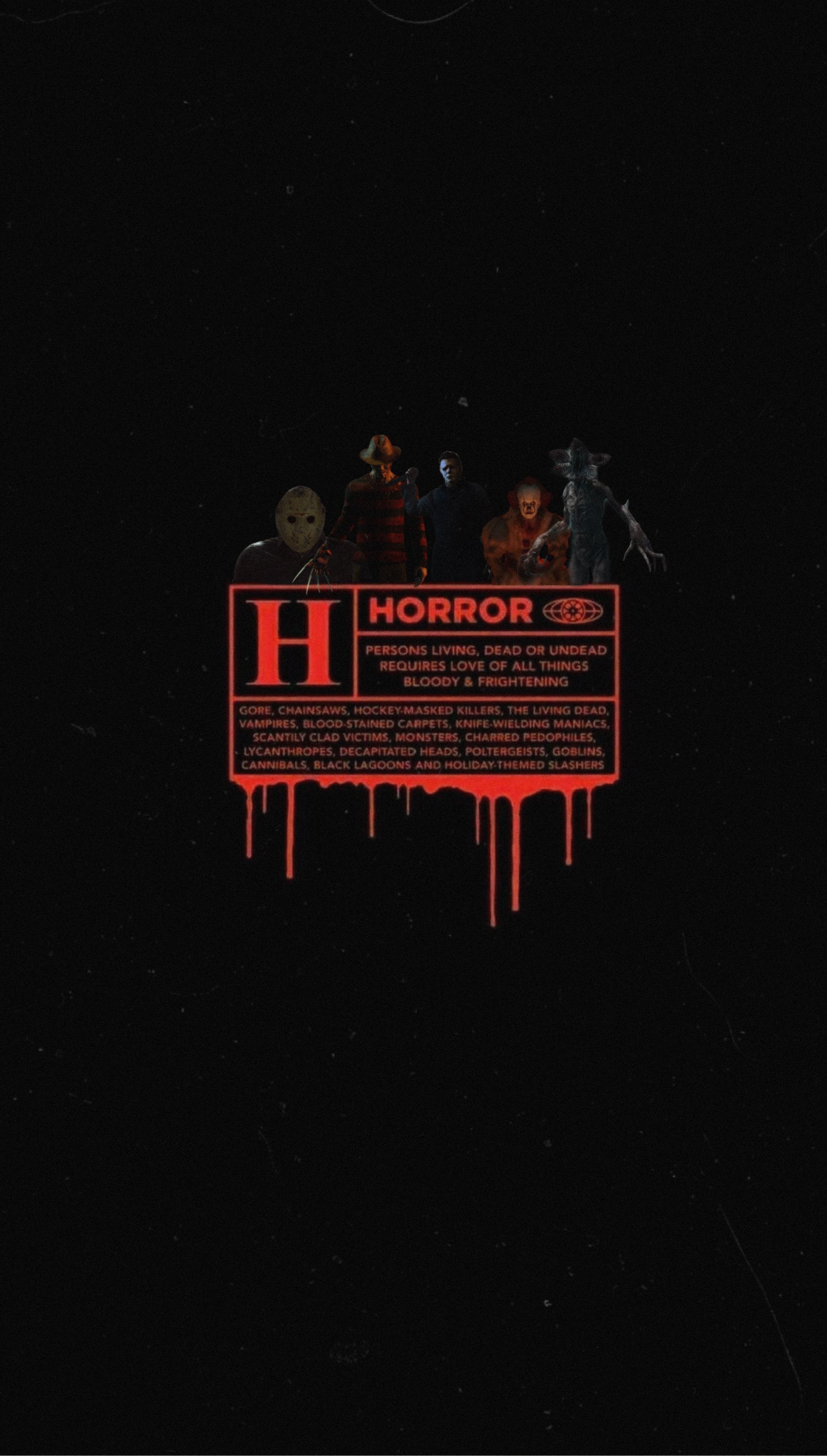 Horror Movie Aesthetic Wallpaper