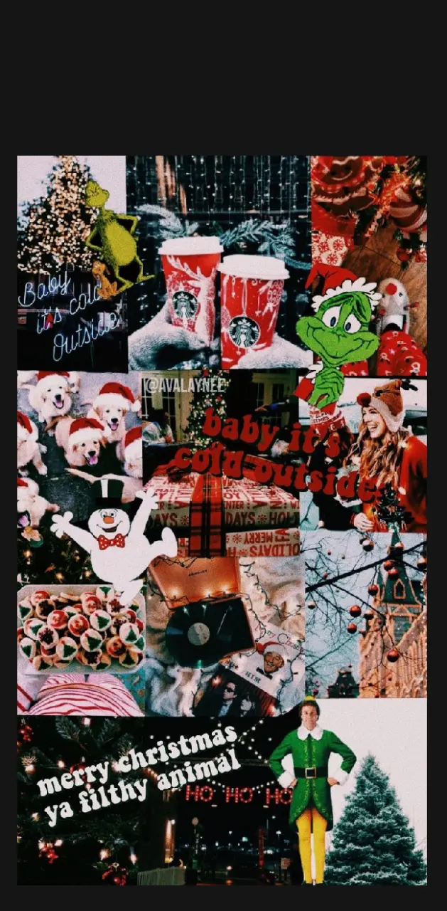 Christmas aesthetic wallpaper
