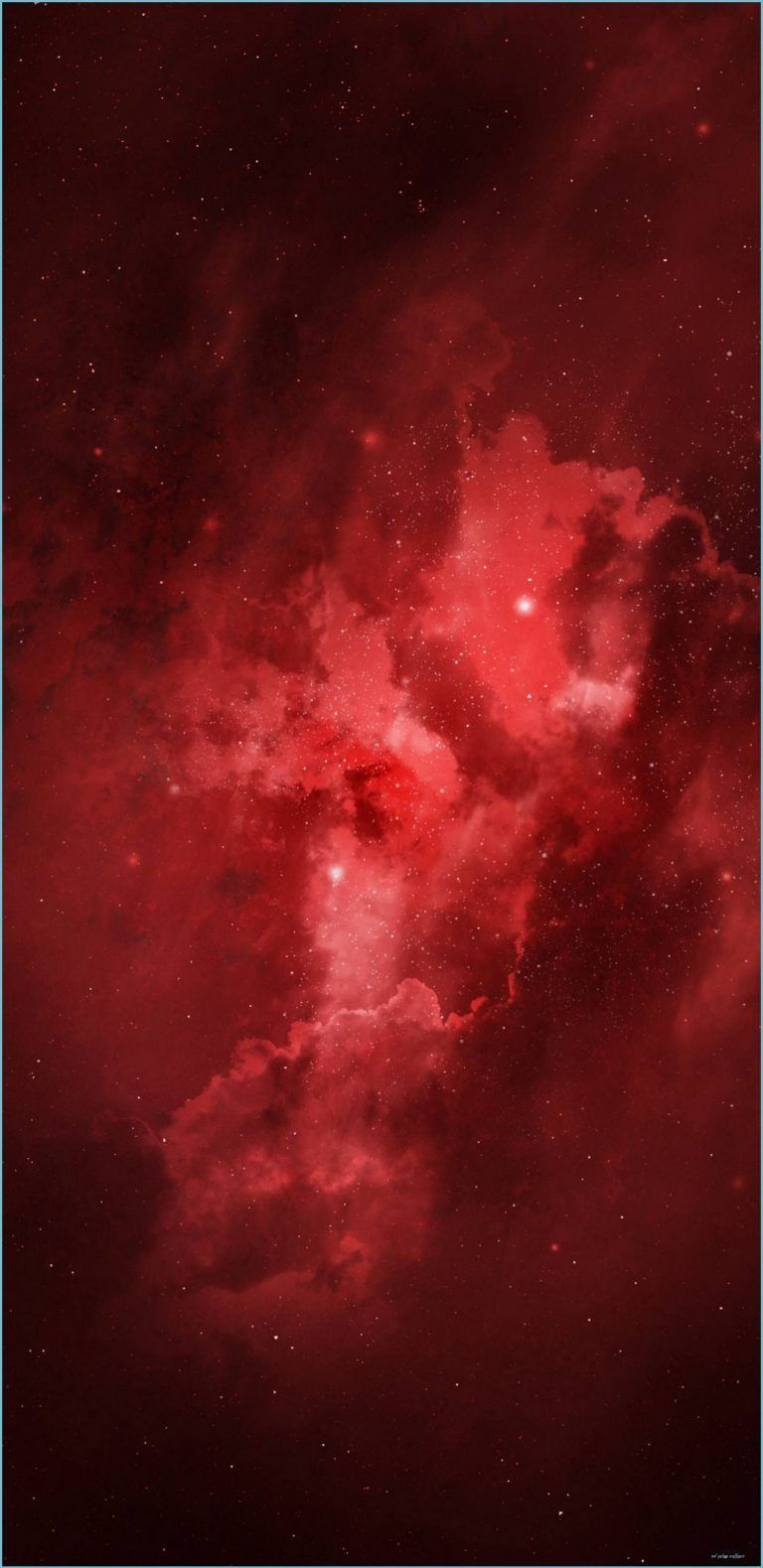 Galaxy red aesthetic Wallpaper Download