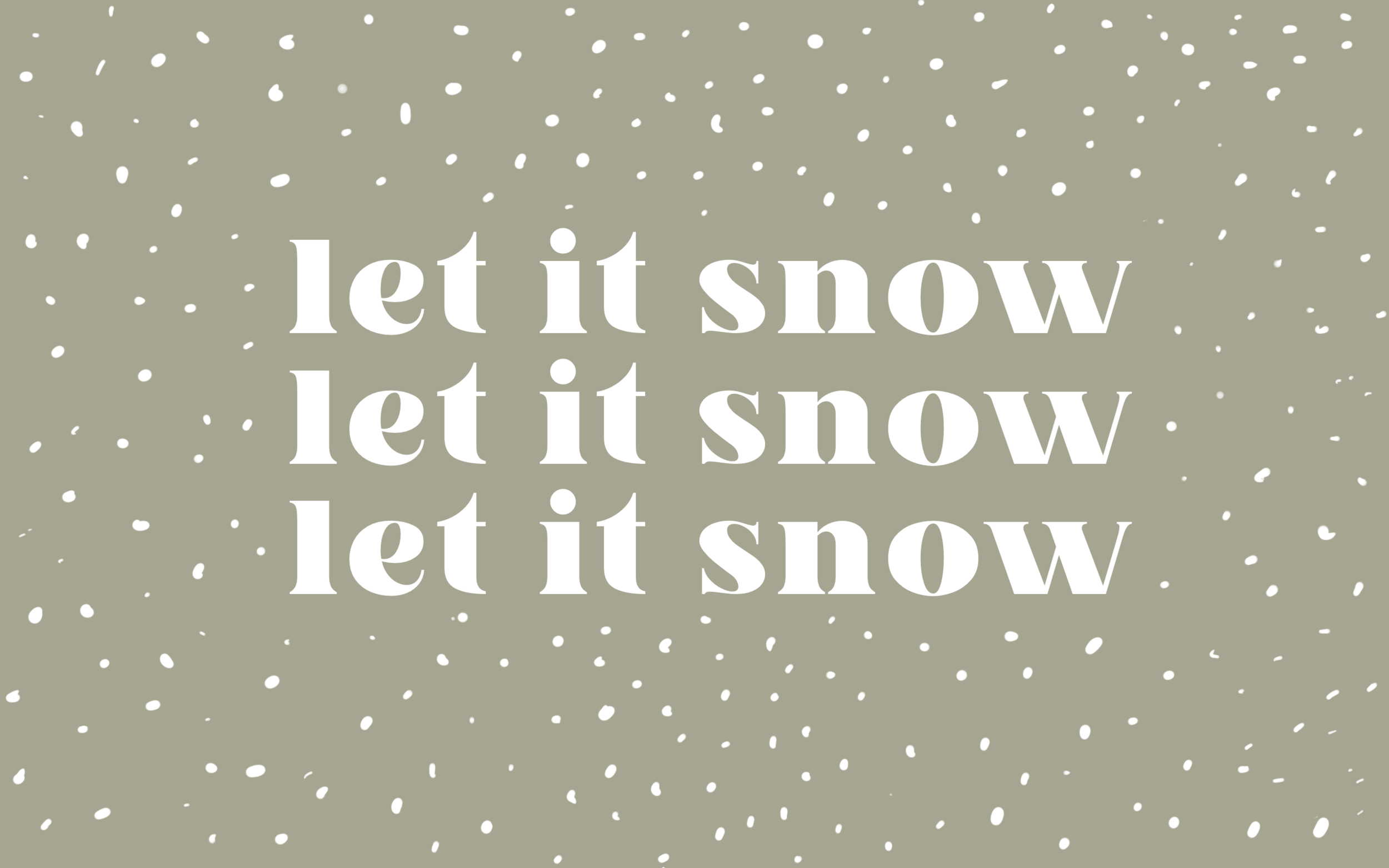 Let it snow - Cute Christmas