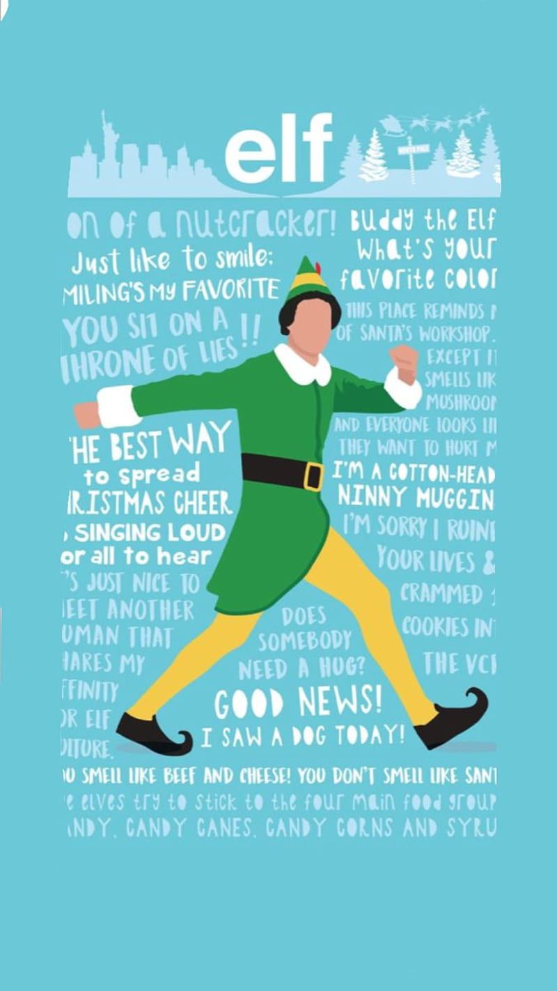 Buddy the Elf is one of the most beloved Christmas characters. - Cute Christmas