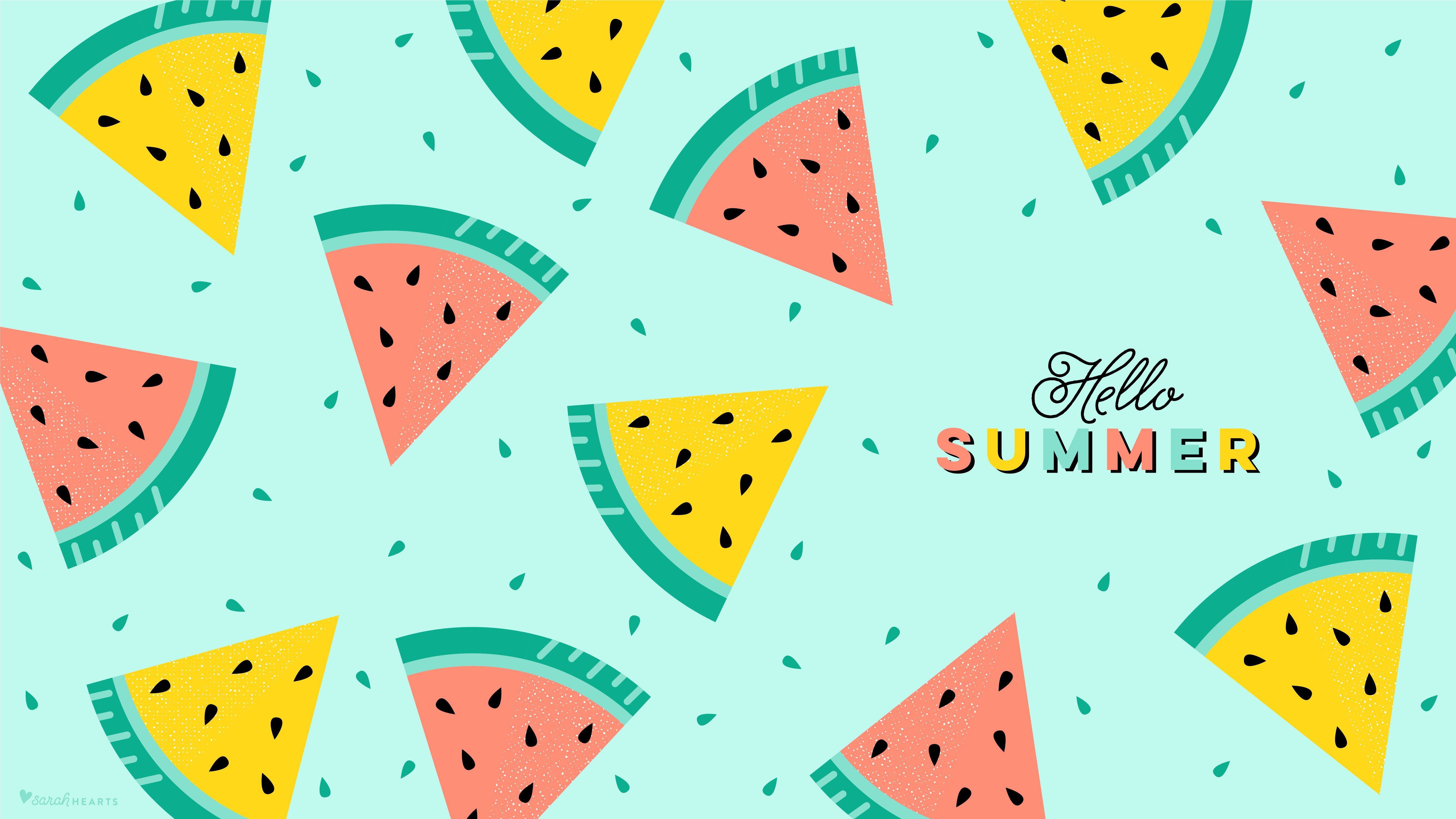 Summer watermelon Wallpaper Download