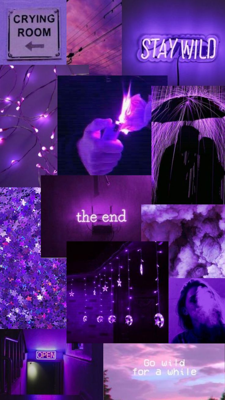 Aesthetic purple wallpaper for phone backgrounds. - Cute purple