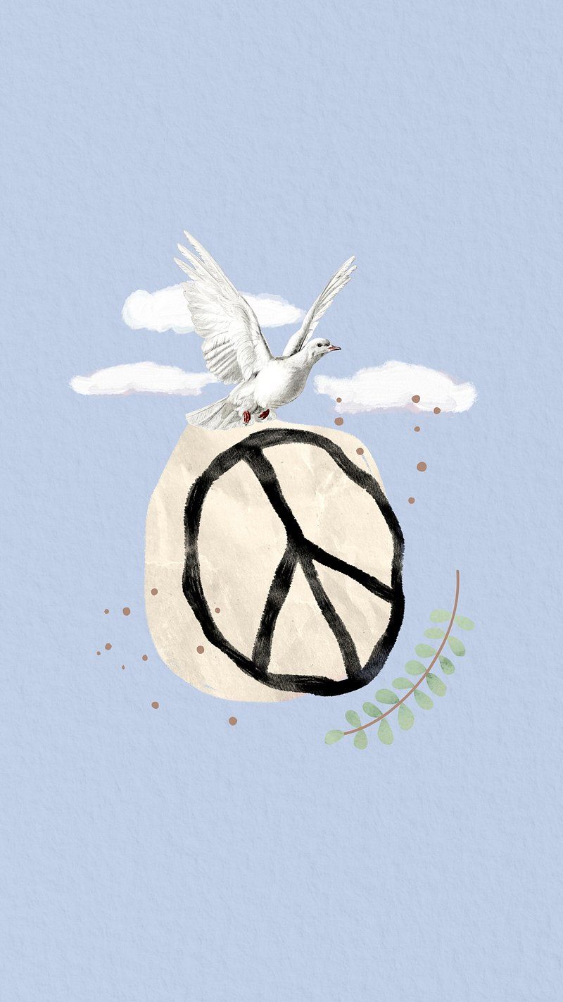Peace Sign Aesthetic Image Wallpaper