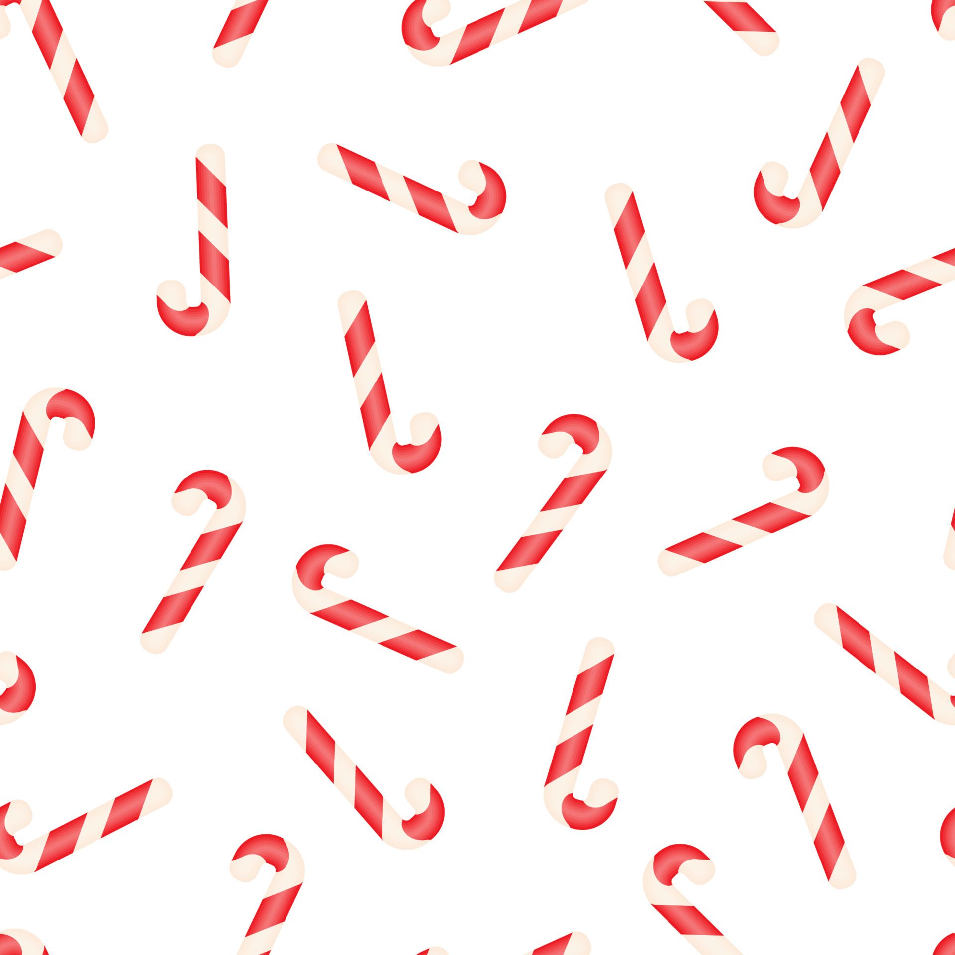 Candy cane seamless christmas pattern. Happy New Year and Merry Christmas background. Vector winter holidays print for textile, wallpaper, fabric, wrapping paper, greeting cards design