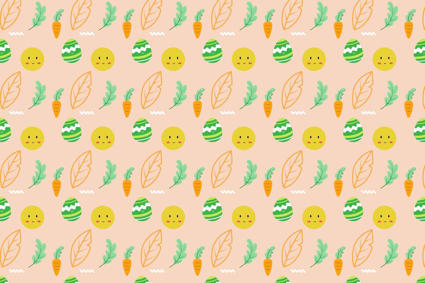 Trendy Cute bunny easter Element seamless pattern with decorative eggs. Easter holiday Pastel background for website, printing on fabric, gift wrap and wallpaper