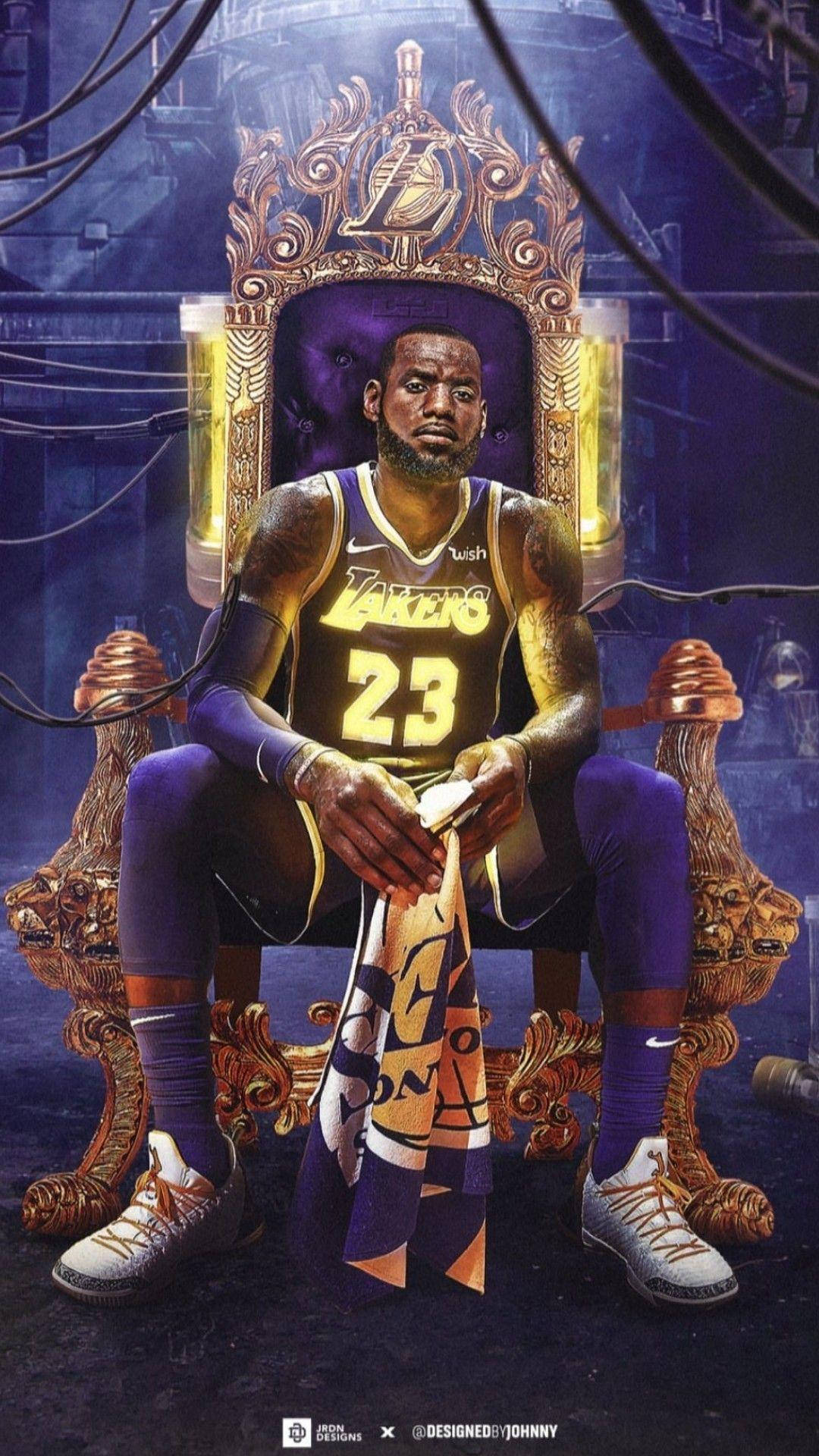 Lakers wallpaper for iPhone and Android! Check out more at the link in my profile! - Lebron James