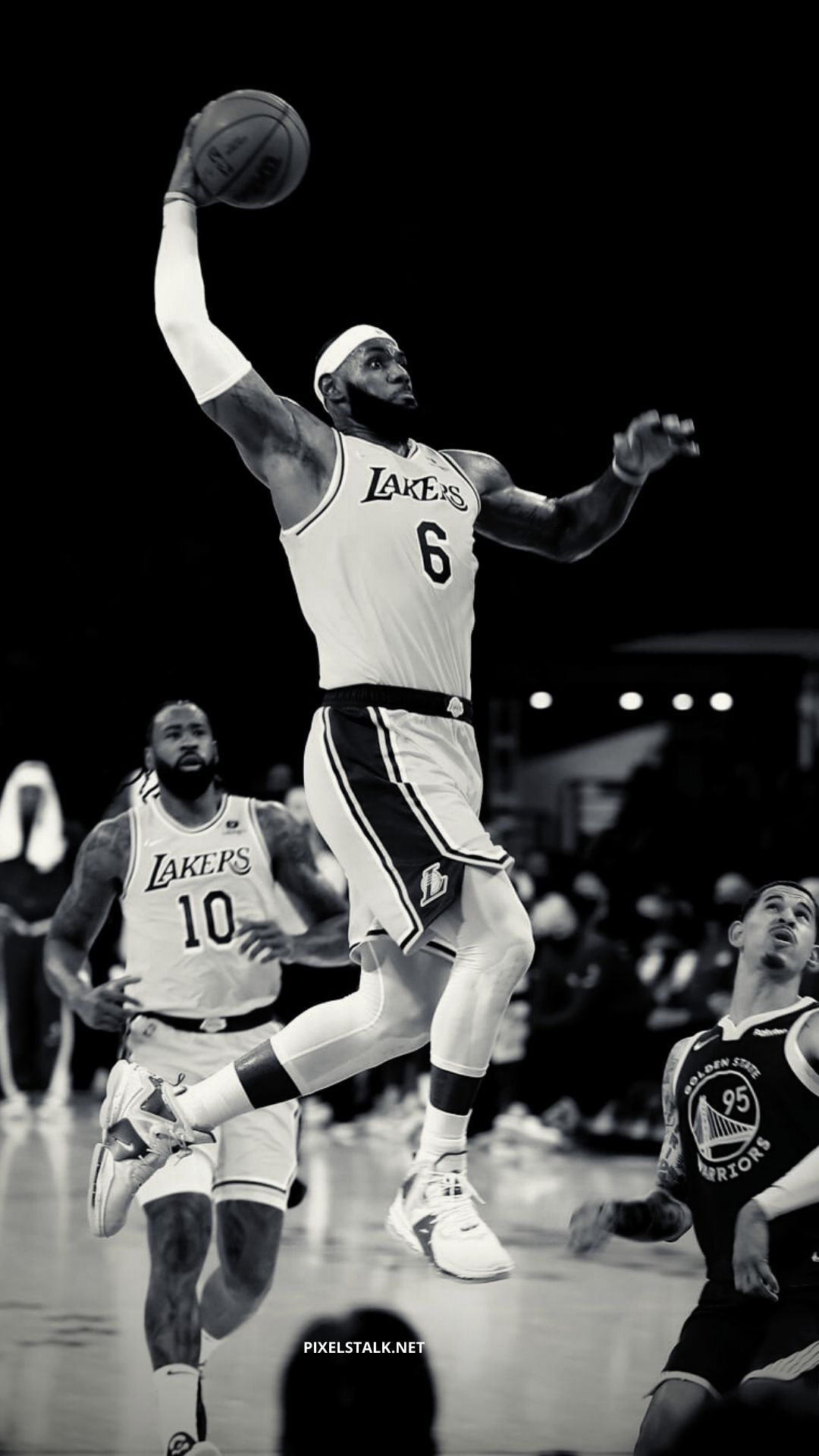 IPhone wallpaper of LeBron James of the Los Angeles Lakers. - Lebron James
