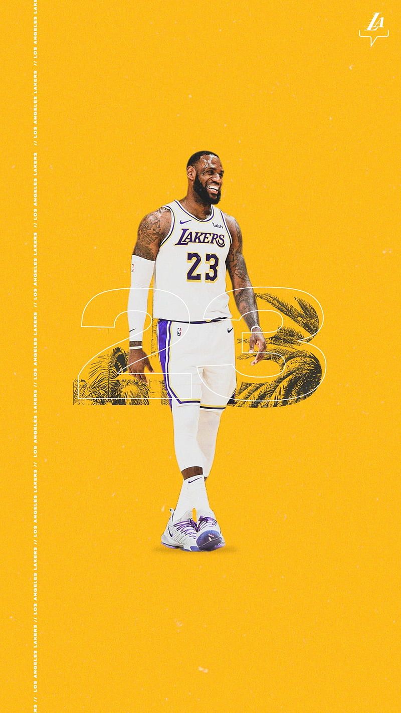 LeBron James wallpaper I made for my phone. Go Lakers! - Lebron James