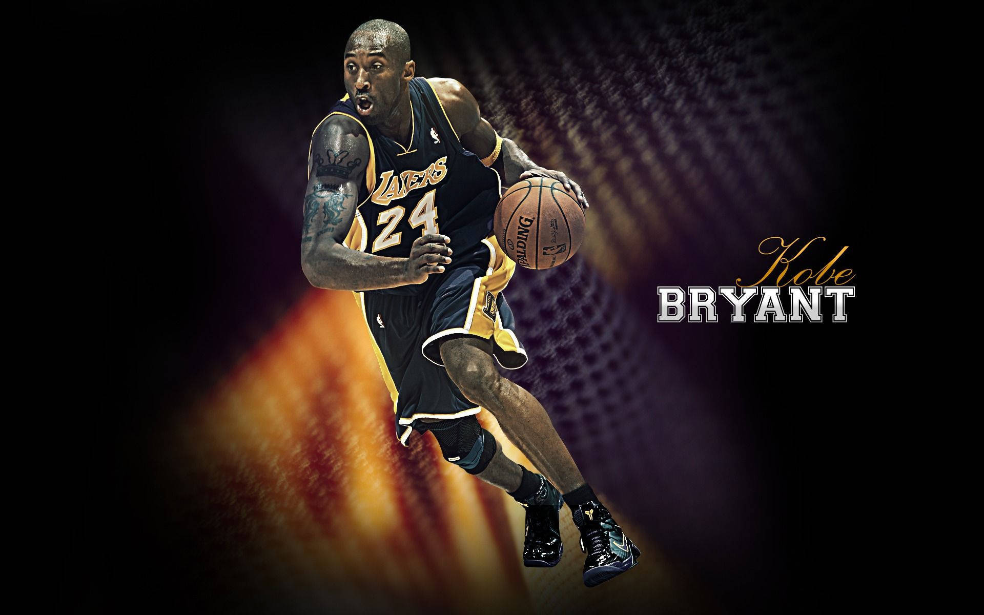 Kobe Bryant wallpaper with the number 24 and the name Kobe Bryant. - Kobe Bryant