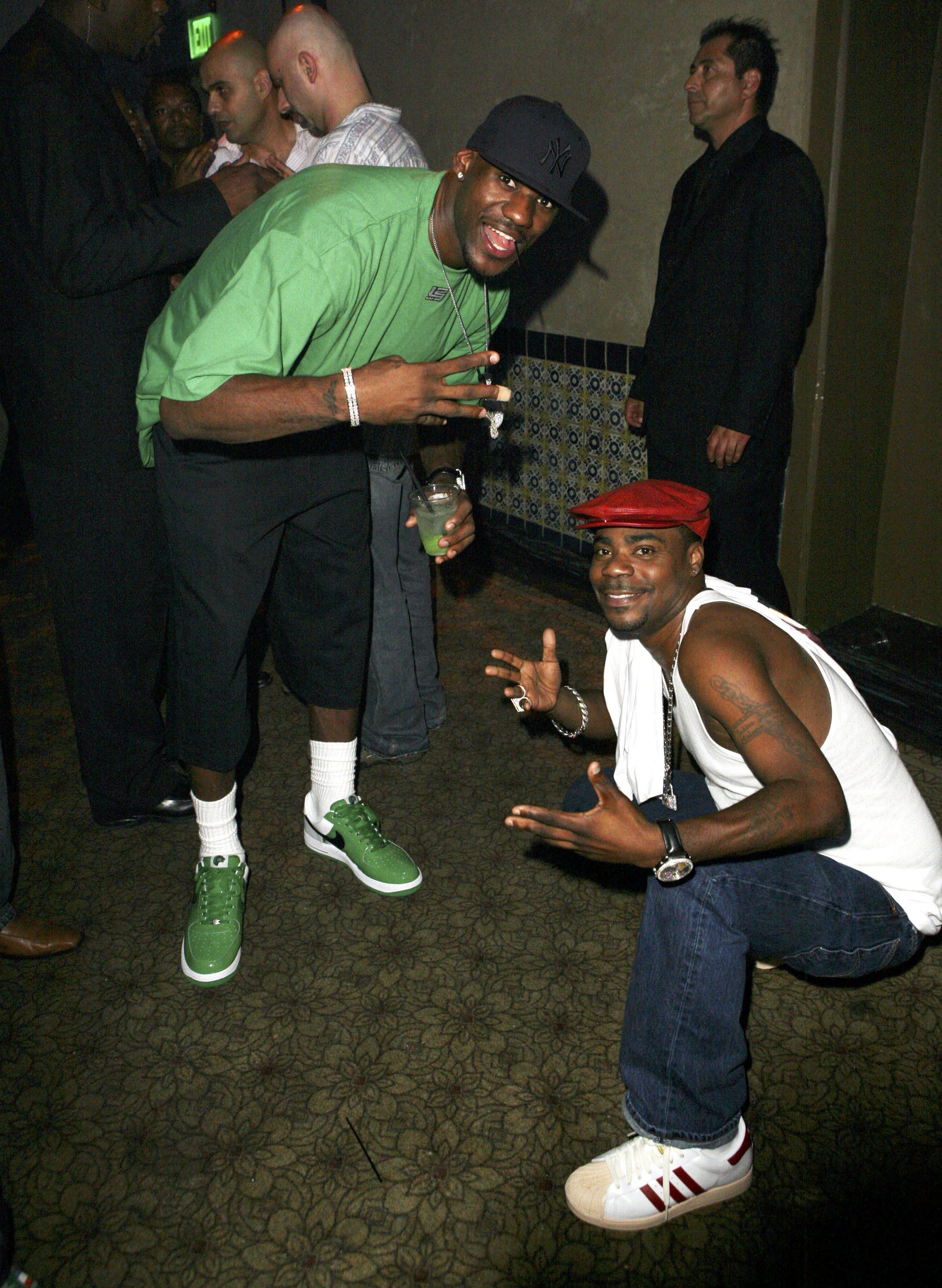 Dwight Howard and Chris Paul pose for a picture at the 2007 ESPY Awards. - Lebron James