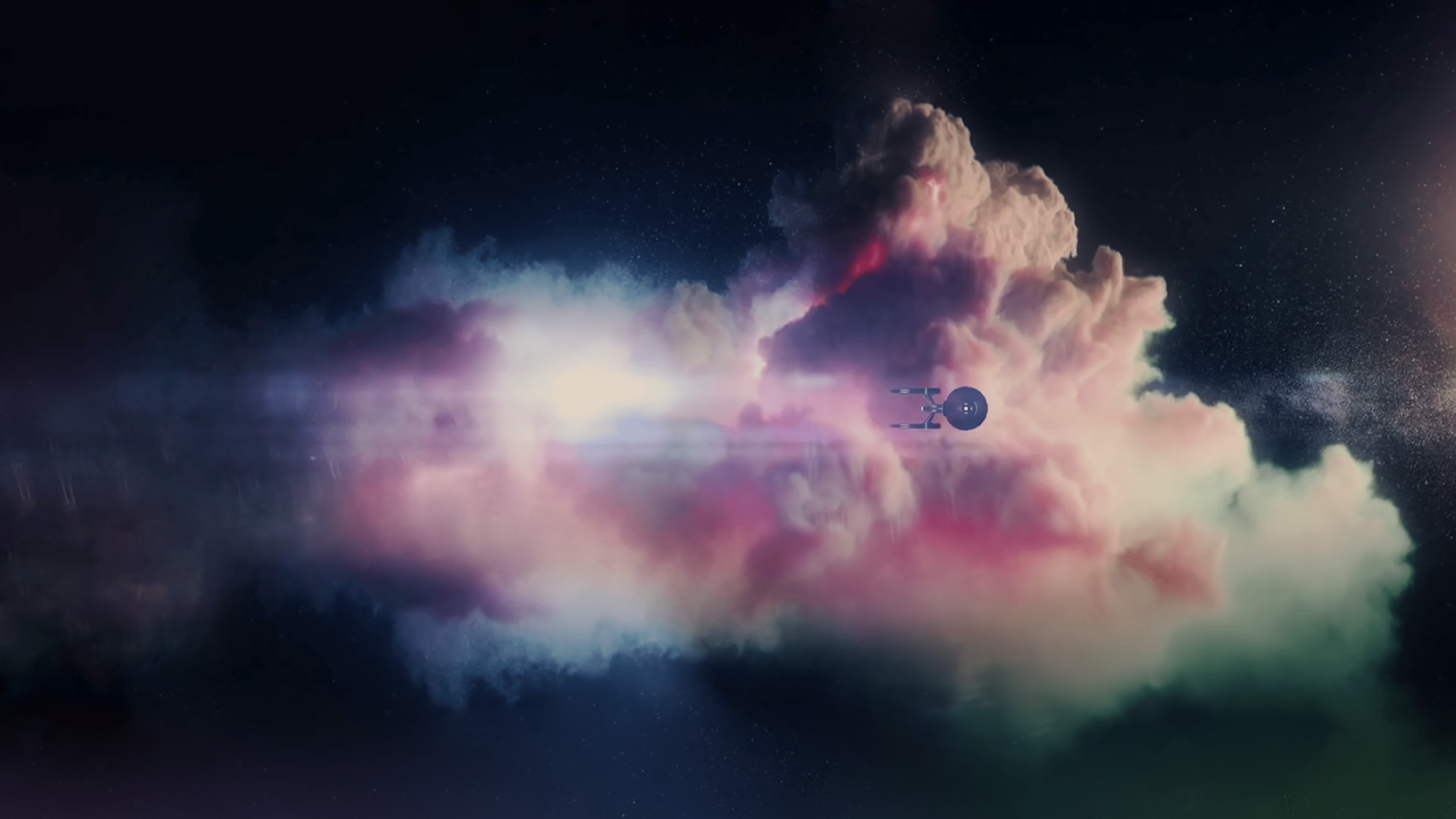 Took some stills from the Strange New Worlds intro and made them into wallpaper. - Star Trek