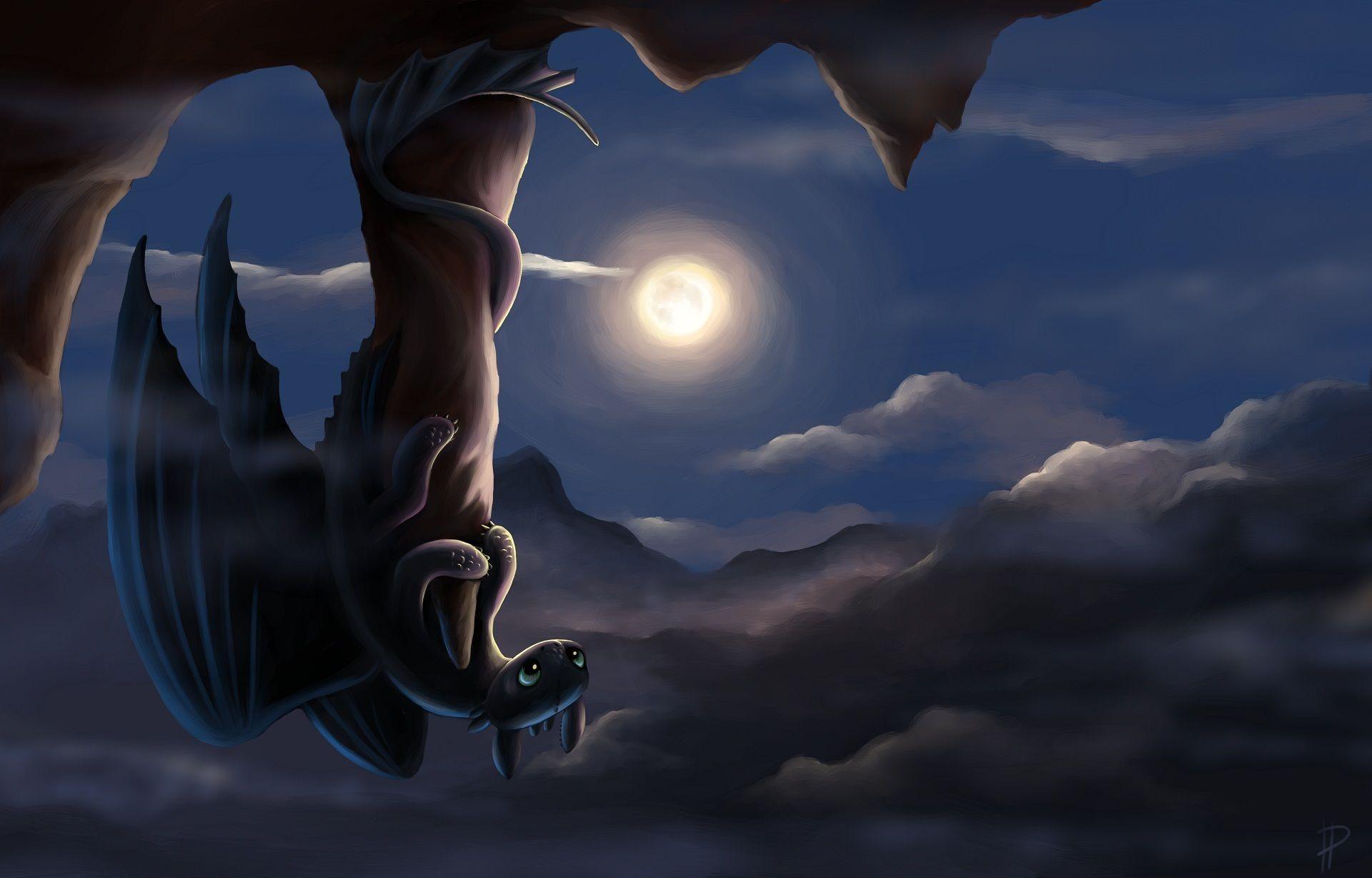 Toothless and his mother wallpaper - How to Train Your Dragon