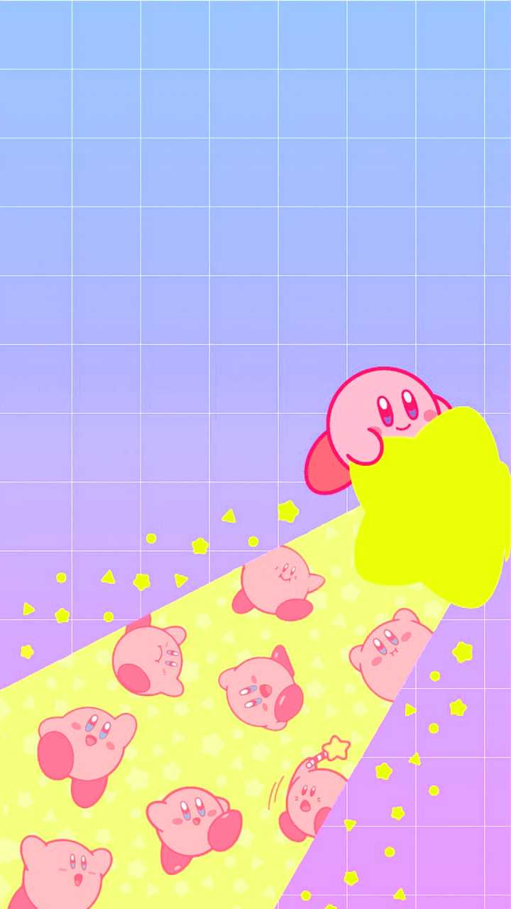 Kirby cute background wallpaper for your phone - Kirby