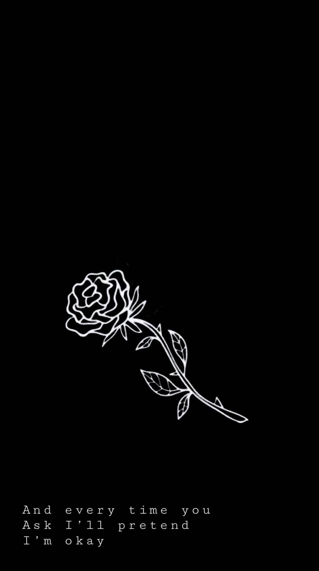 Download Rose Emo Aesthetic Wallpaper