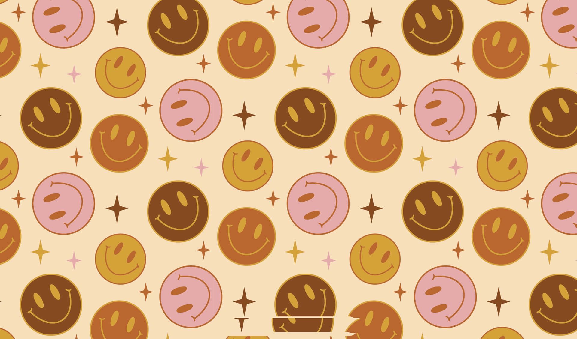 Preppy Smiley Face Background s
