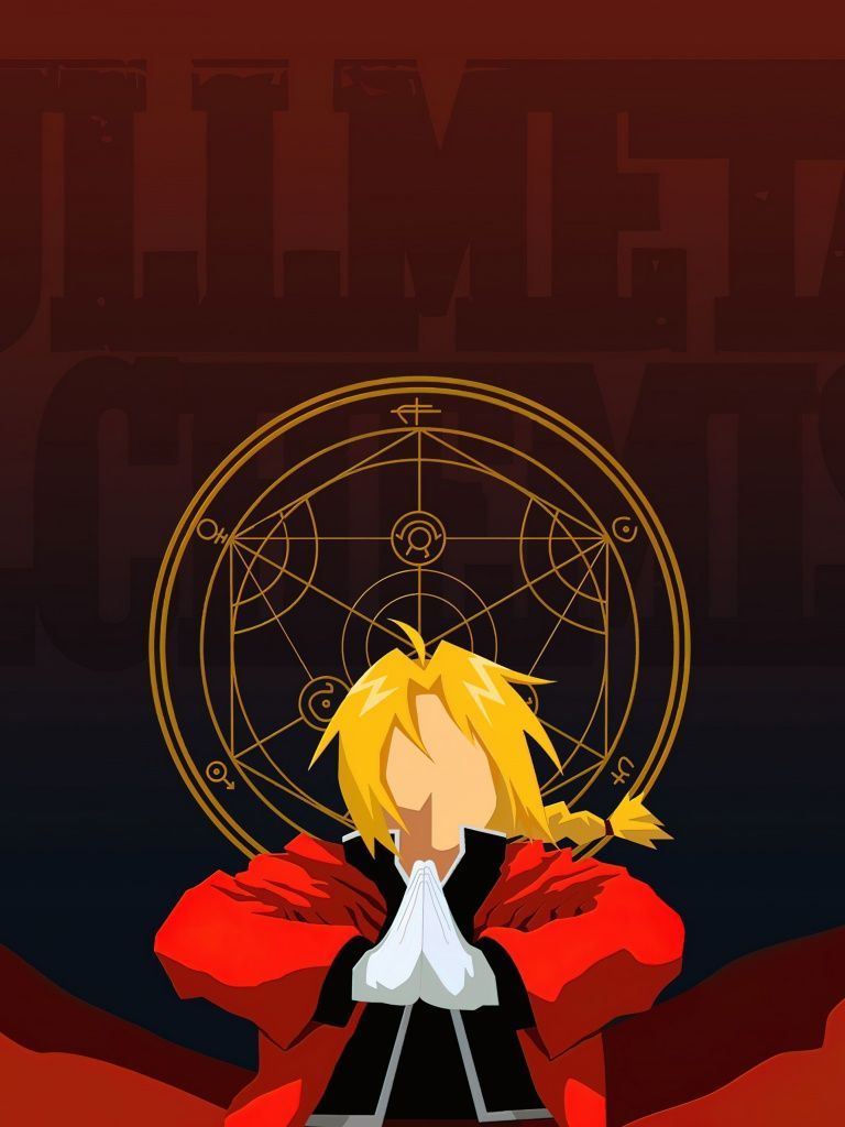 Edward Elric Wallpaper 4K, Fullmetal Alchemist, Faceless