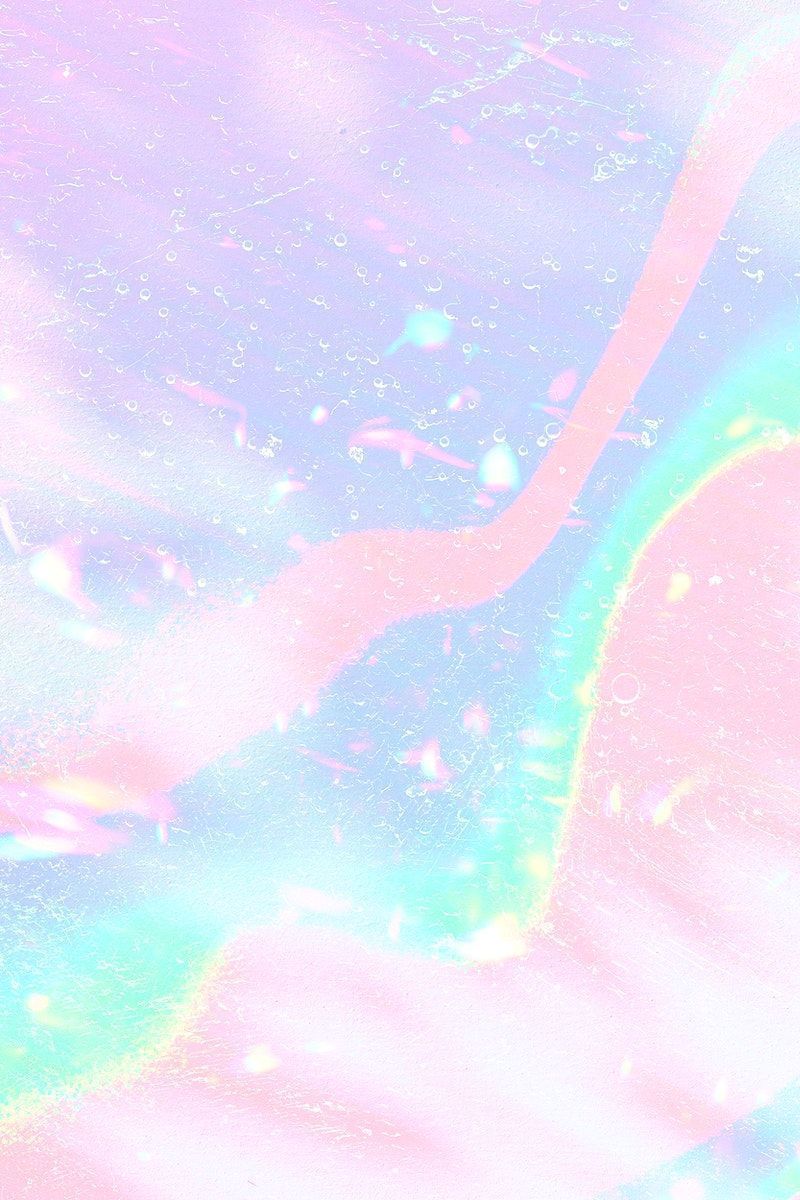 Pastel holographic background wavy pattern. free image / Mind - Holographic