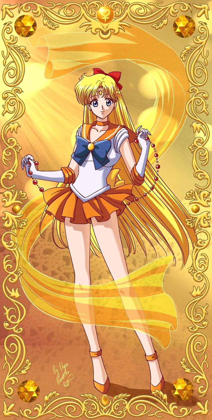 Sailor Venus Minako Anime Board HD phone wallpaper