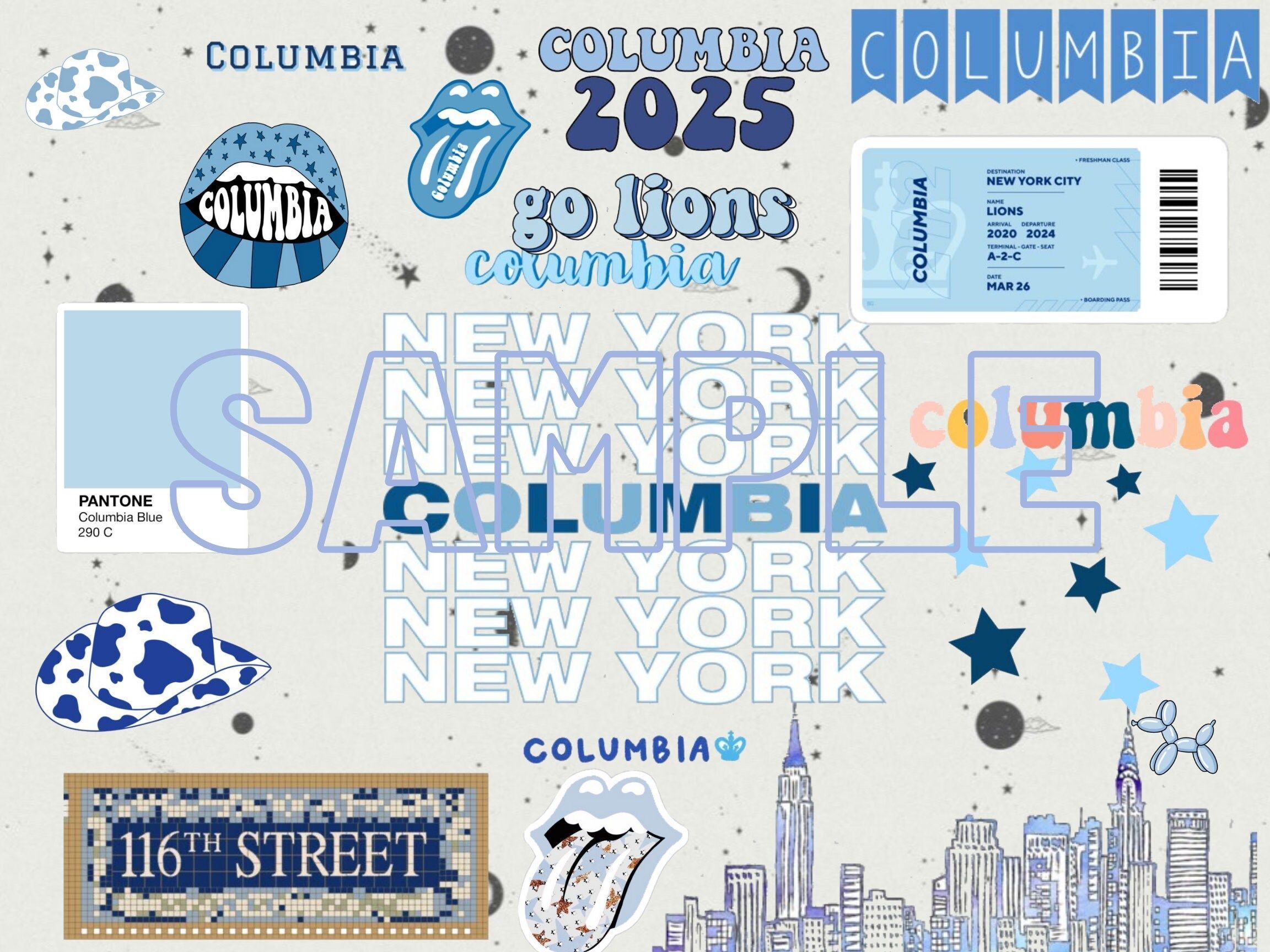 Columbia University Sticker