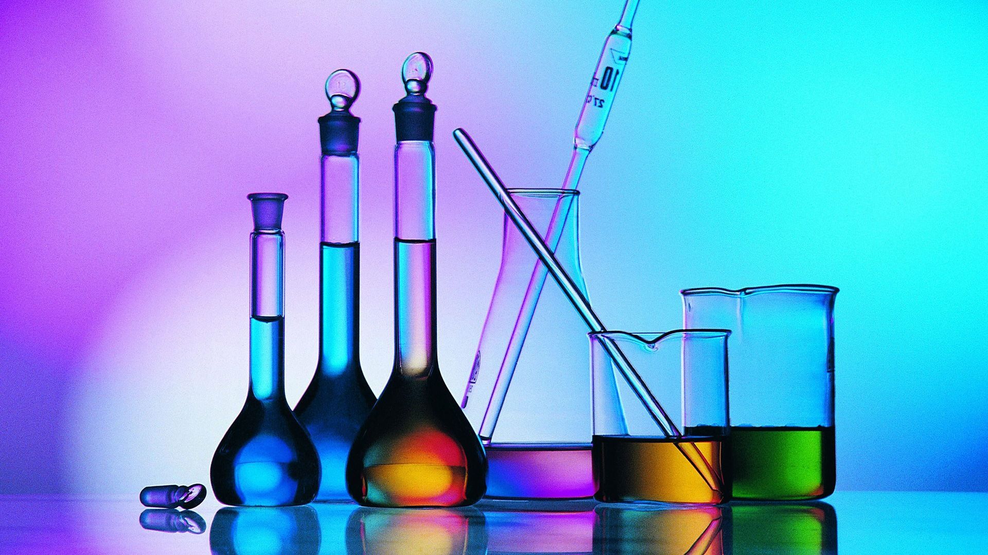 A group of test tubes and beakers - Chemistry
