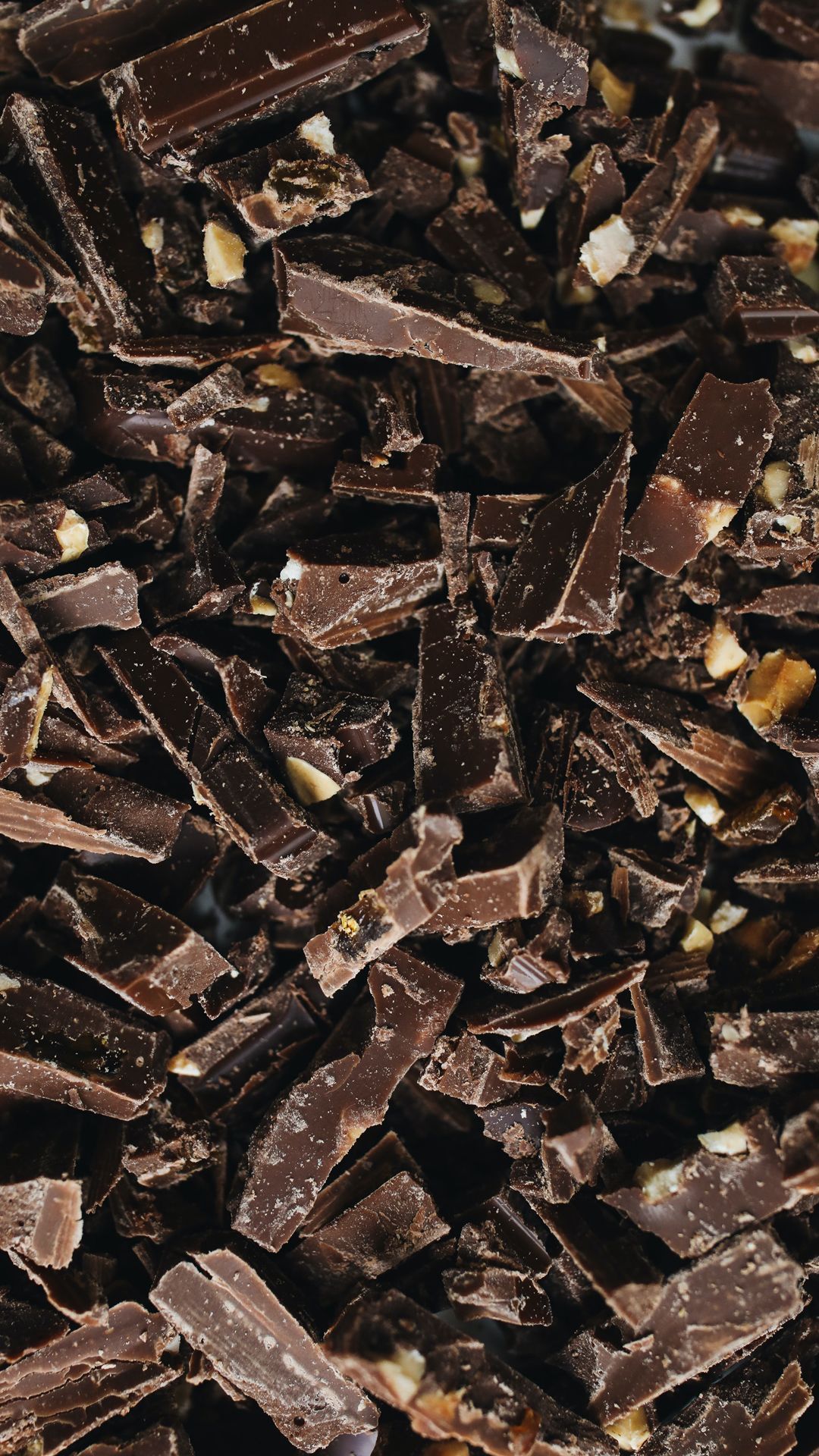 A close up of chocolate and nuts - Chocolate