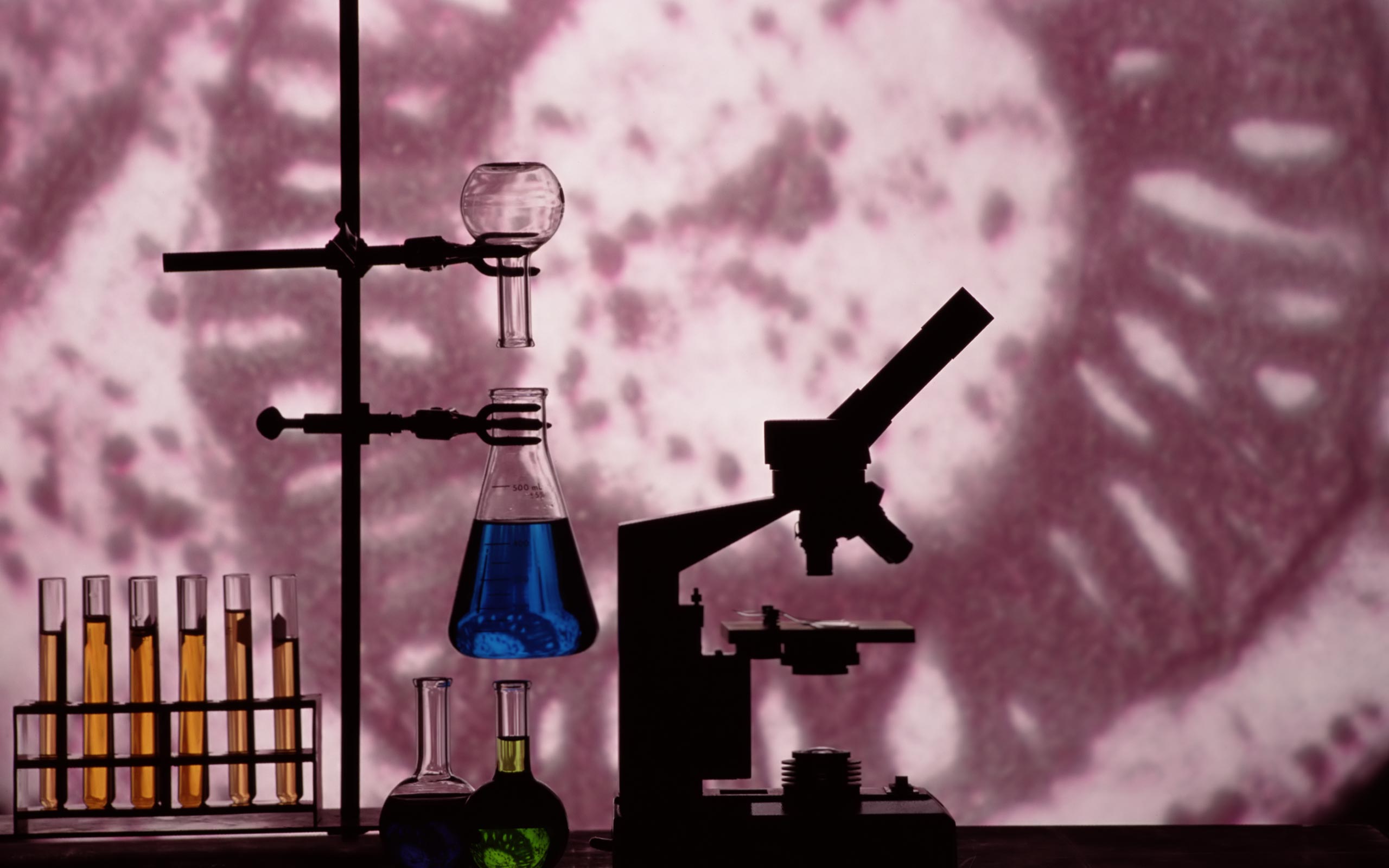 A lab with various scientific equipment and instruments - Chemistry