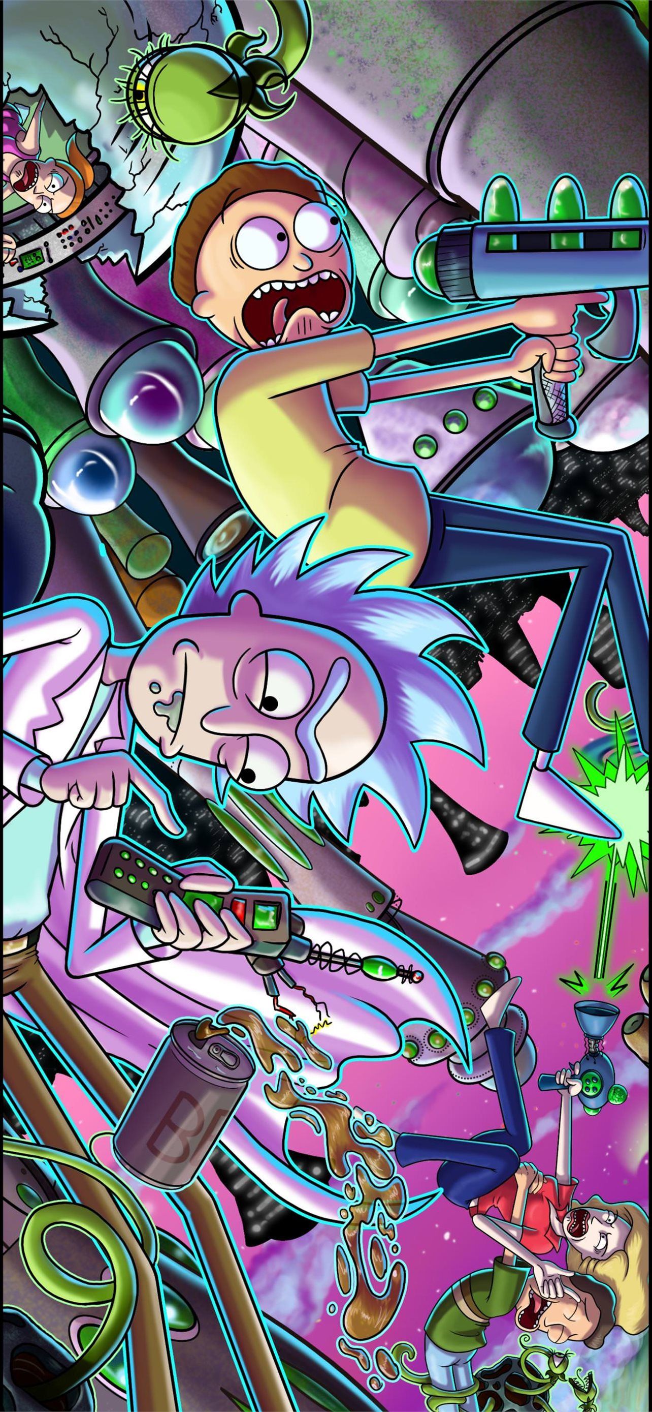 Best Rick and morty iPhone HD Wallpaper - Rick and Morty
