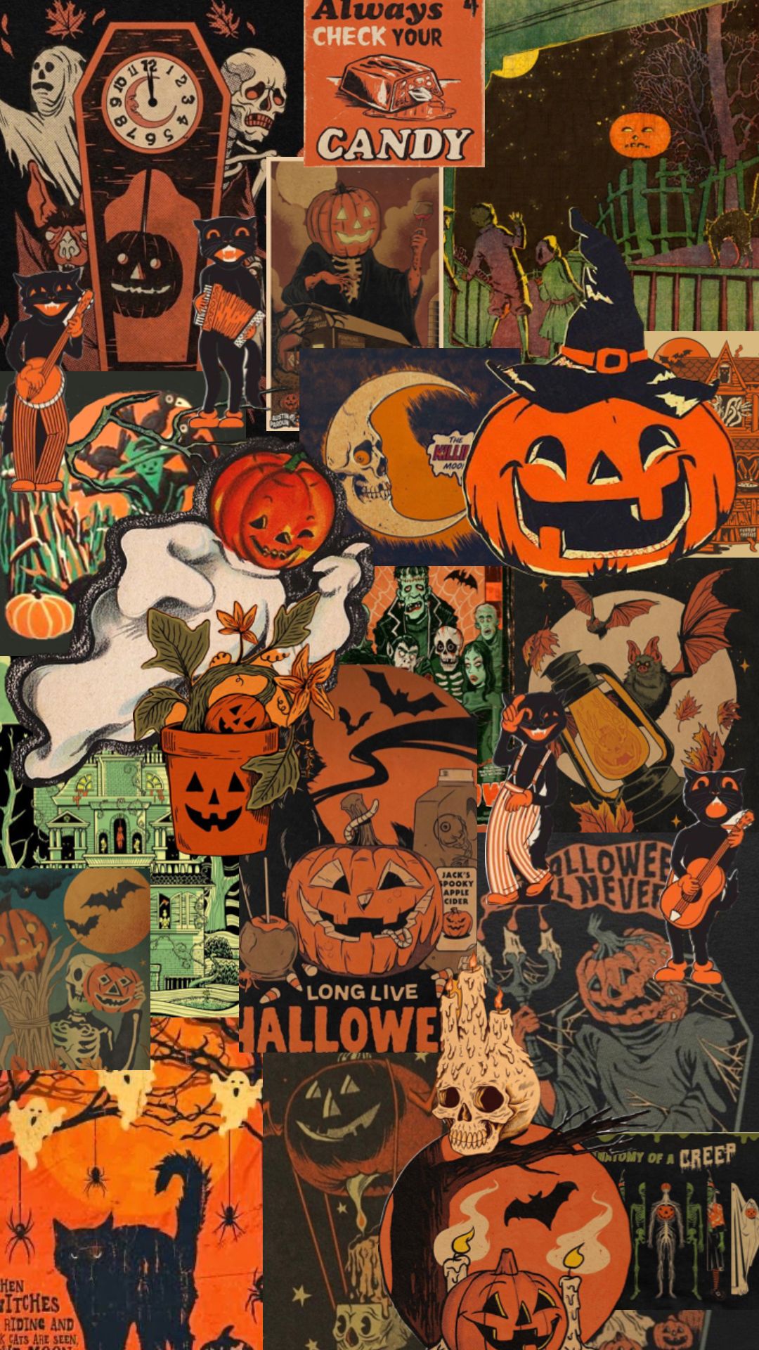 Halloween Phone Wallpaper for October 2023