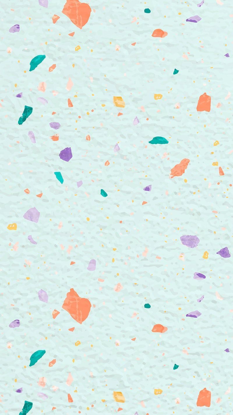 Aesthetic Terrazzo mobile wallpaper, abstract