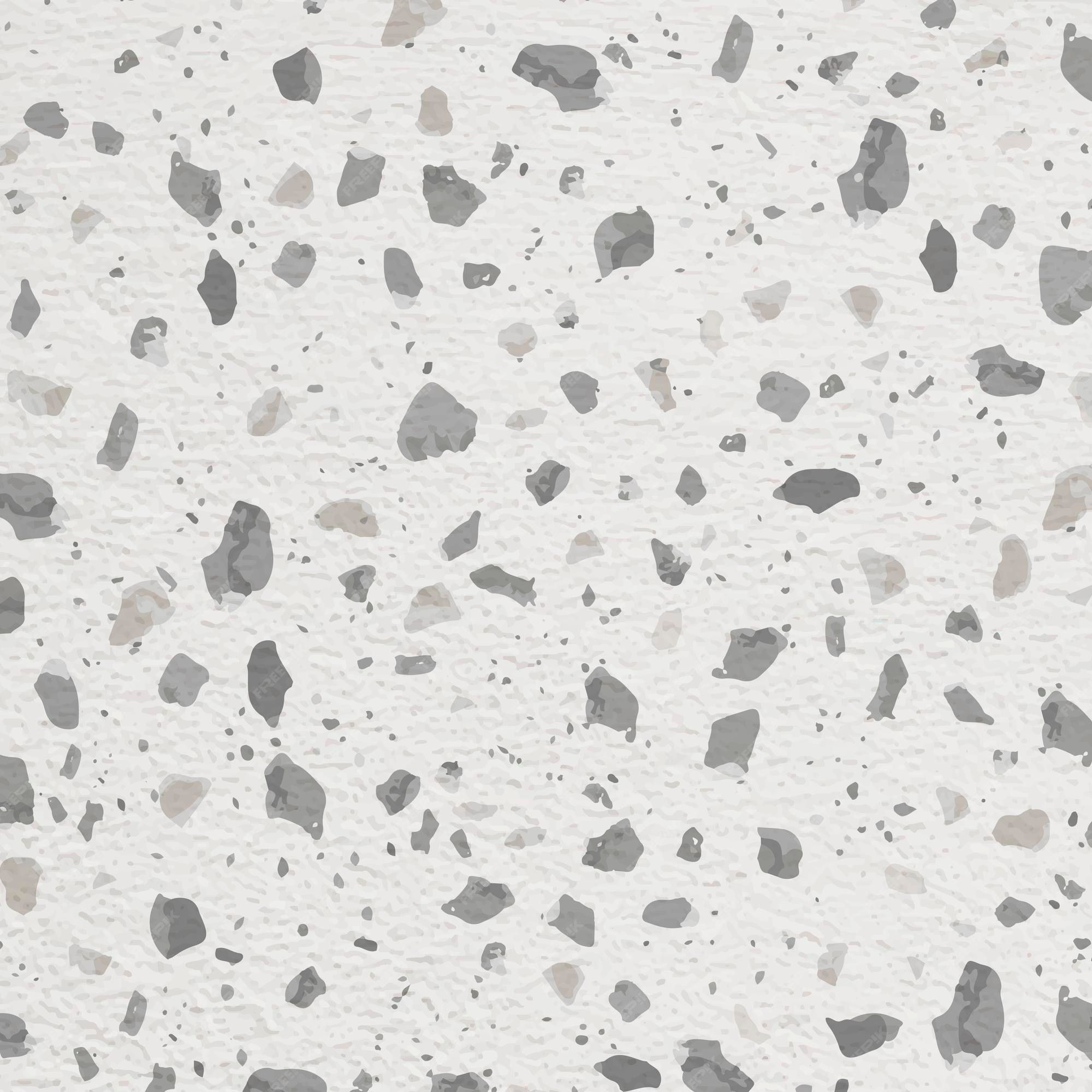 Free Vector. Aesthetic background, terrazzo pattern, abstract gray design vector