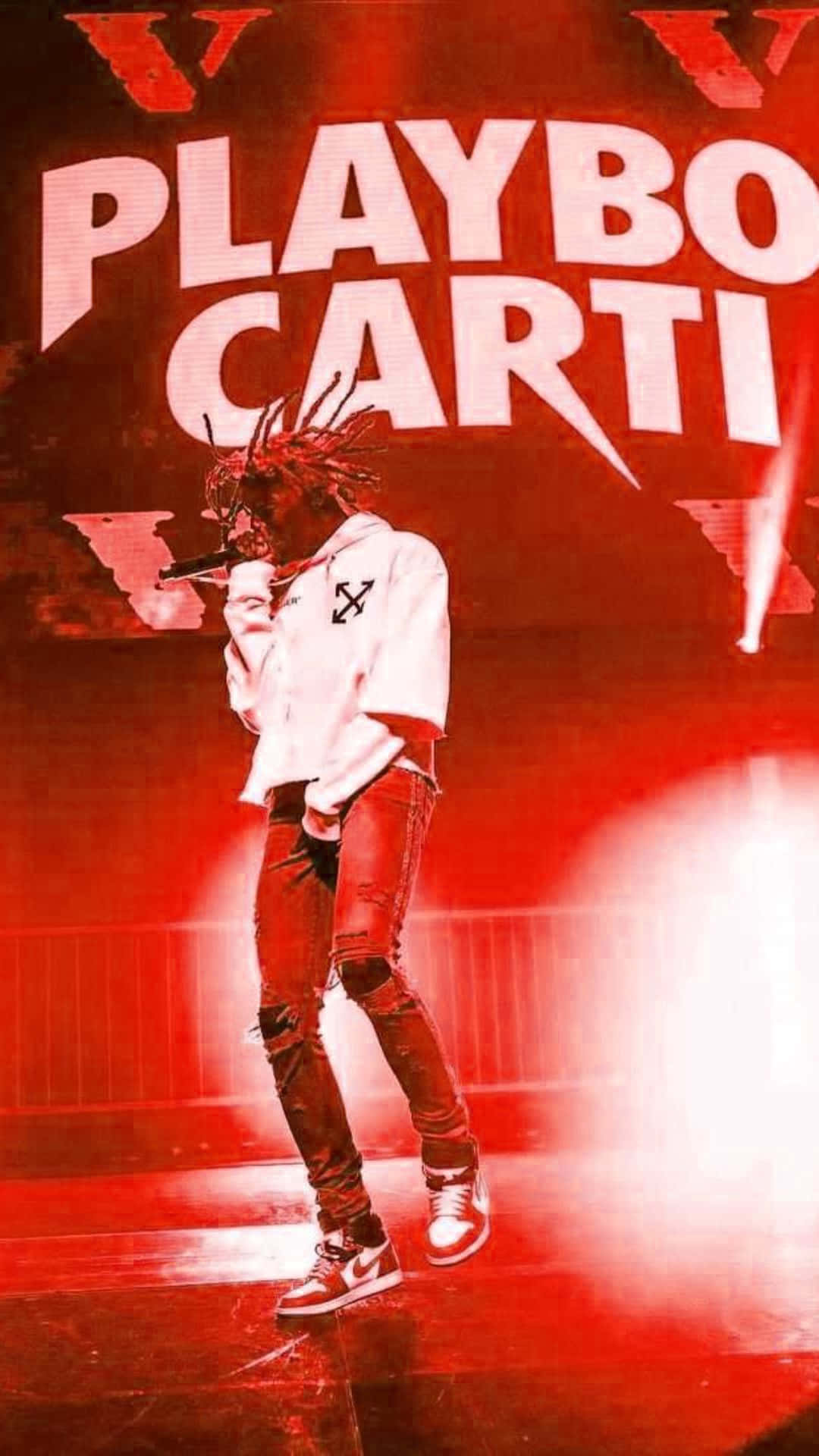 Download Playboi Carti Standing iPhone Wallpaper