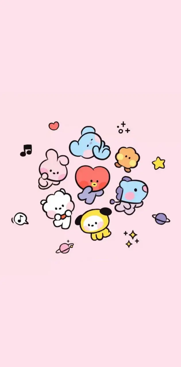 Iphone wallpaper, Bts wallpaper, Bts phone wallpaper - BT21