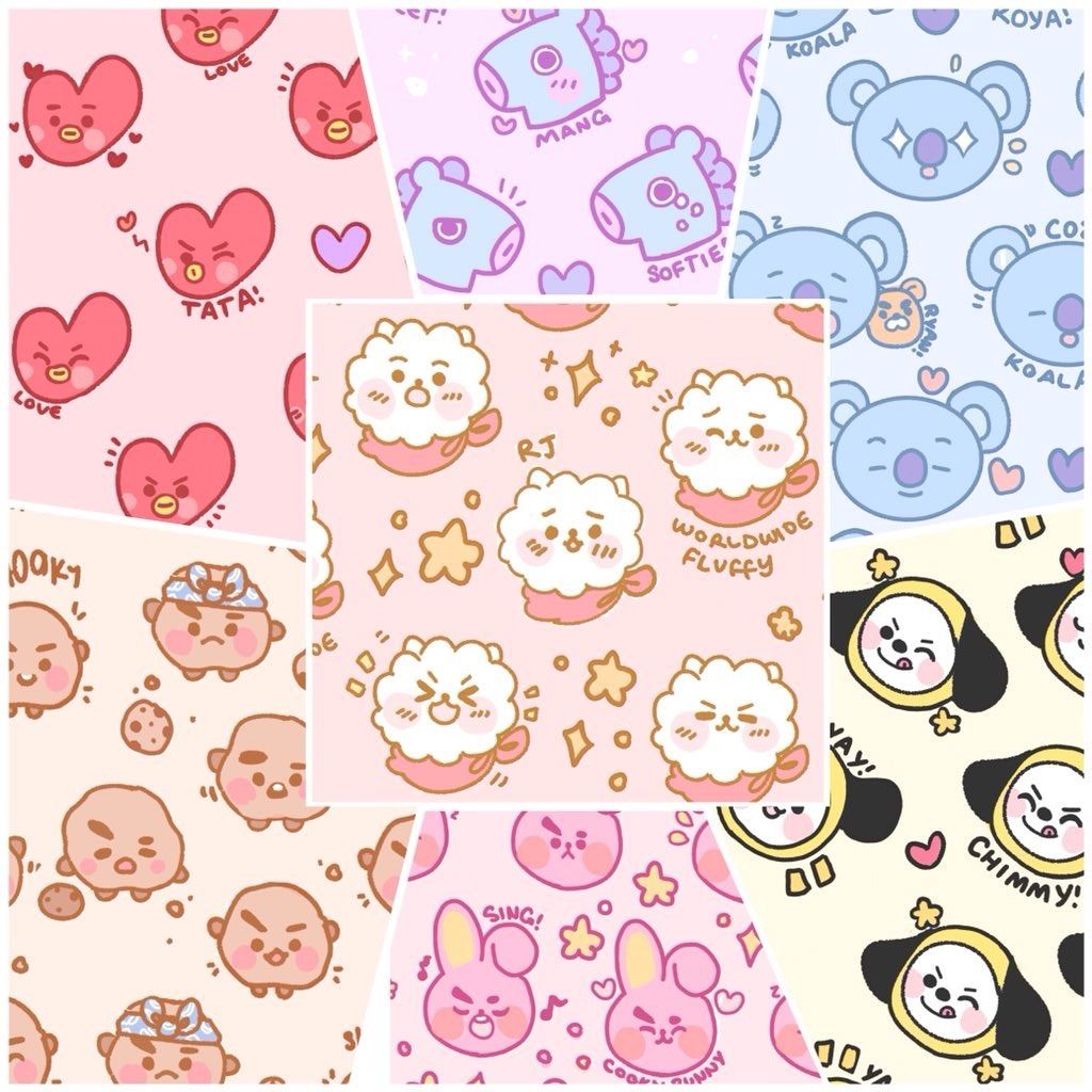BT21 Baby Characters Stickers. - BT21