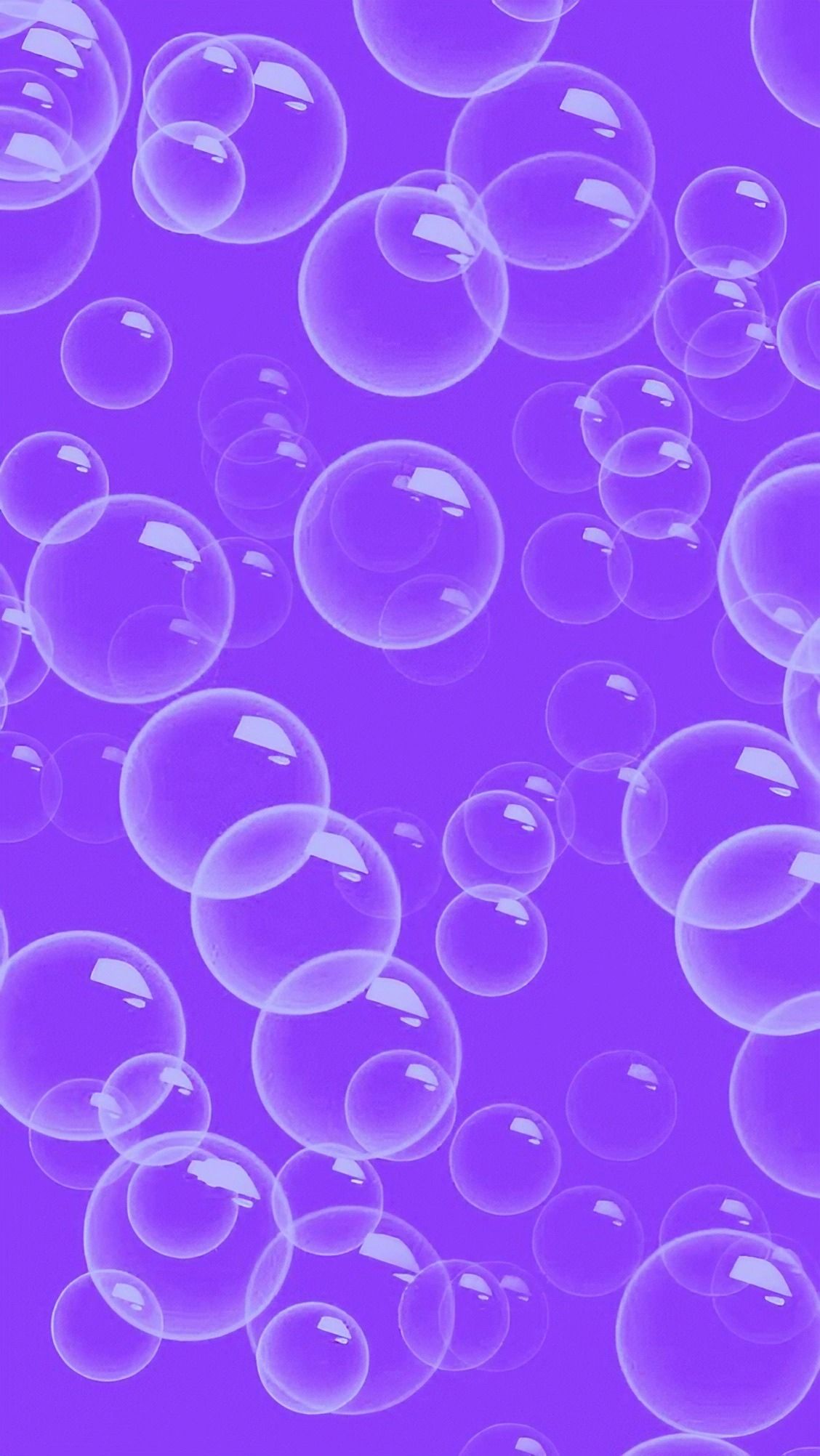 Purple bubbles Wallpaper Download