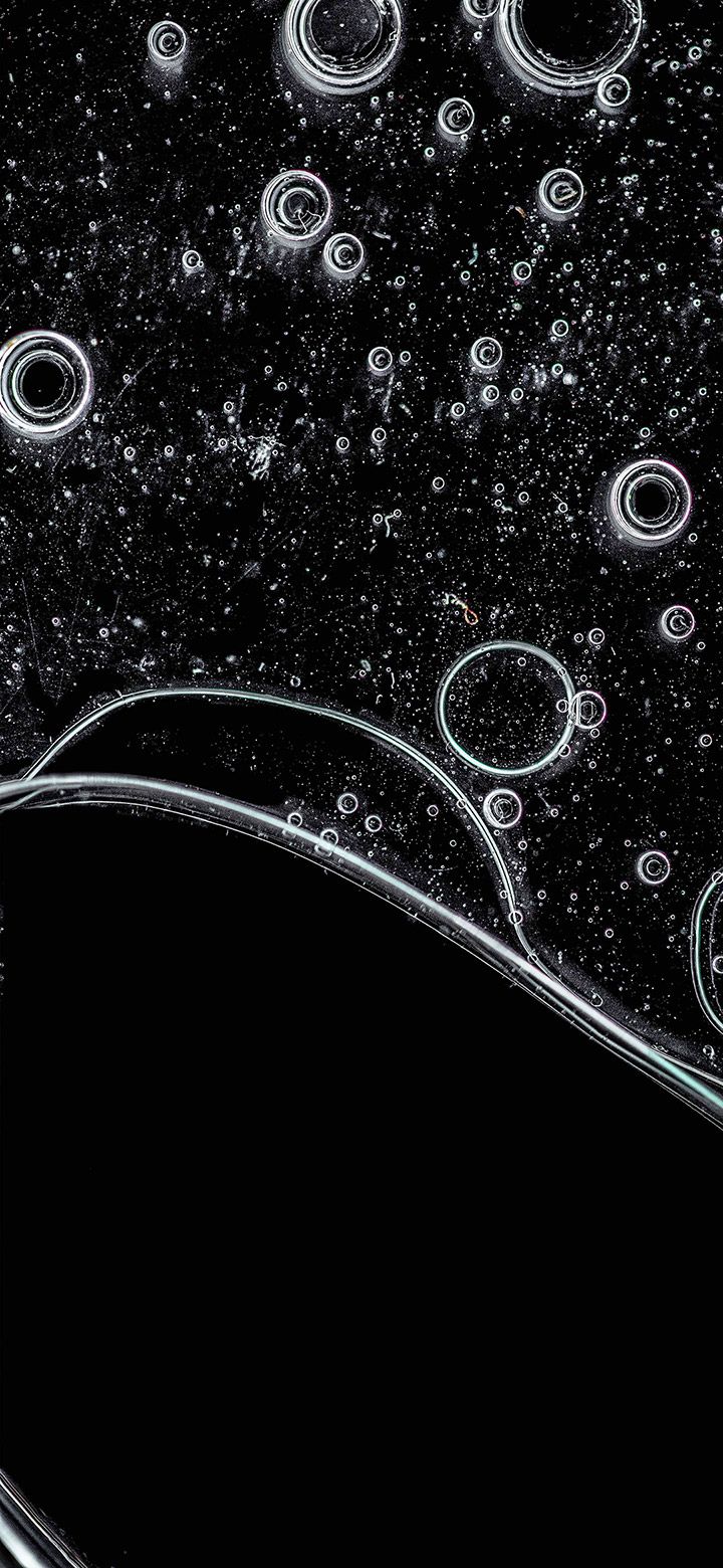 Aesthetic Black Wallpaper for iPhone with high-resolution 1080x1920 pixel. You can use this wallpaper for your iPhone 5, 6, 7, 8, X, XS, XR backgrounds, Mobile Screensaver, or iPad Lock Screen - Bubbles