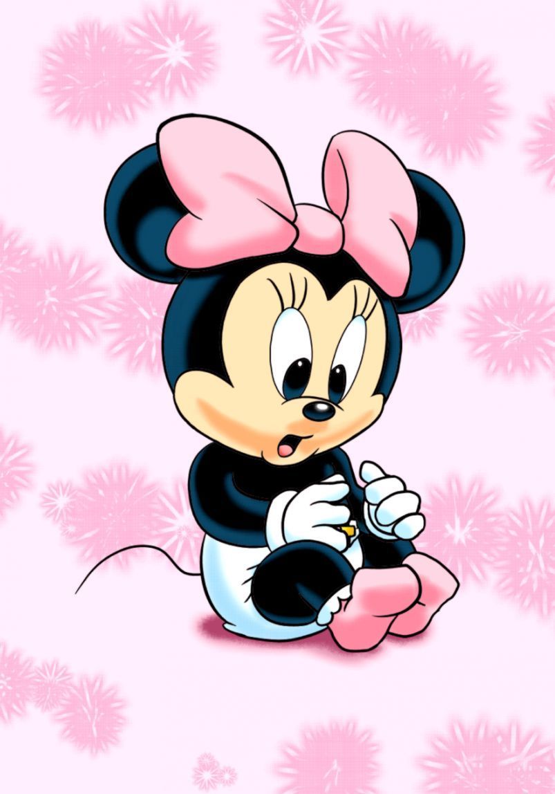 A baby Minnie Mouse wallpaper for your phone - Minnie Mouse