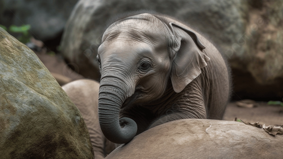Baby Elephant Background Image, HD Picture and Wallpaper For Free Download