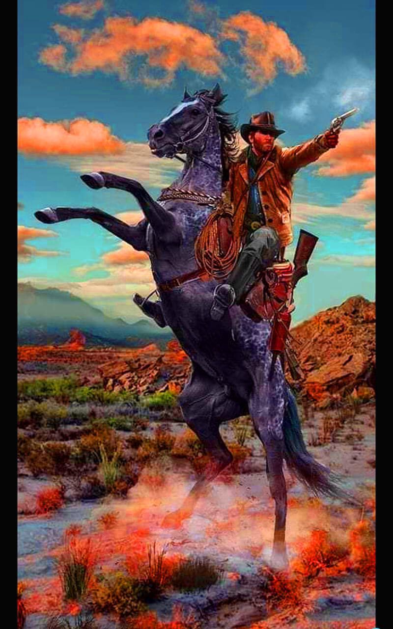The wild west wallpaper - Crimson, western