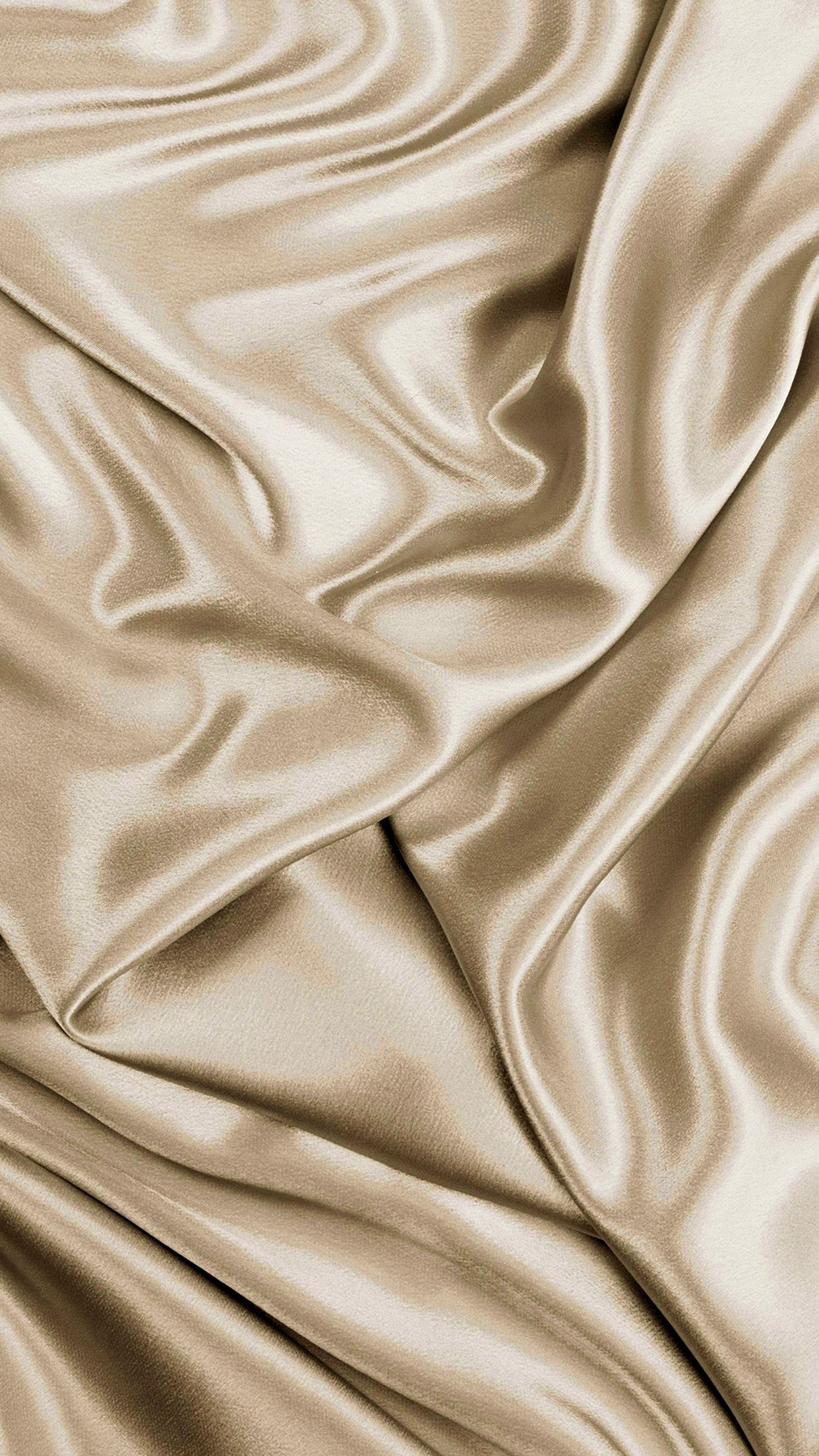 IPhone wallpaper of a close up of a beige colored silk material. - Silk